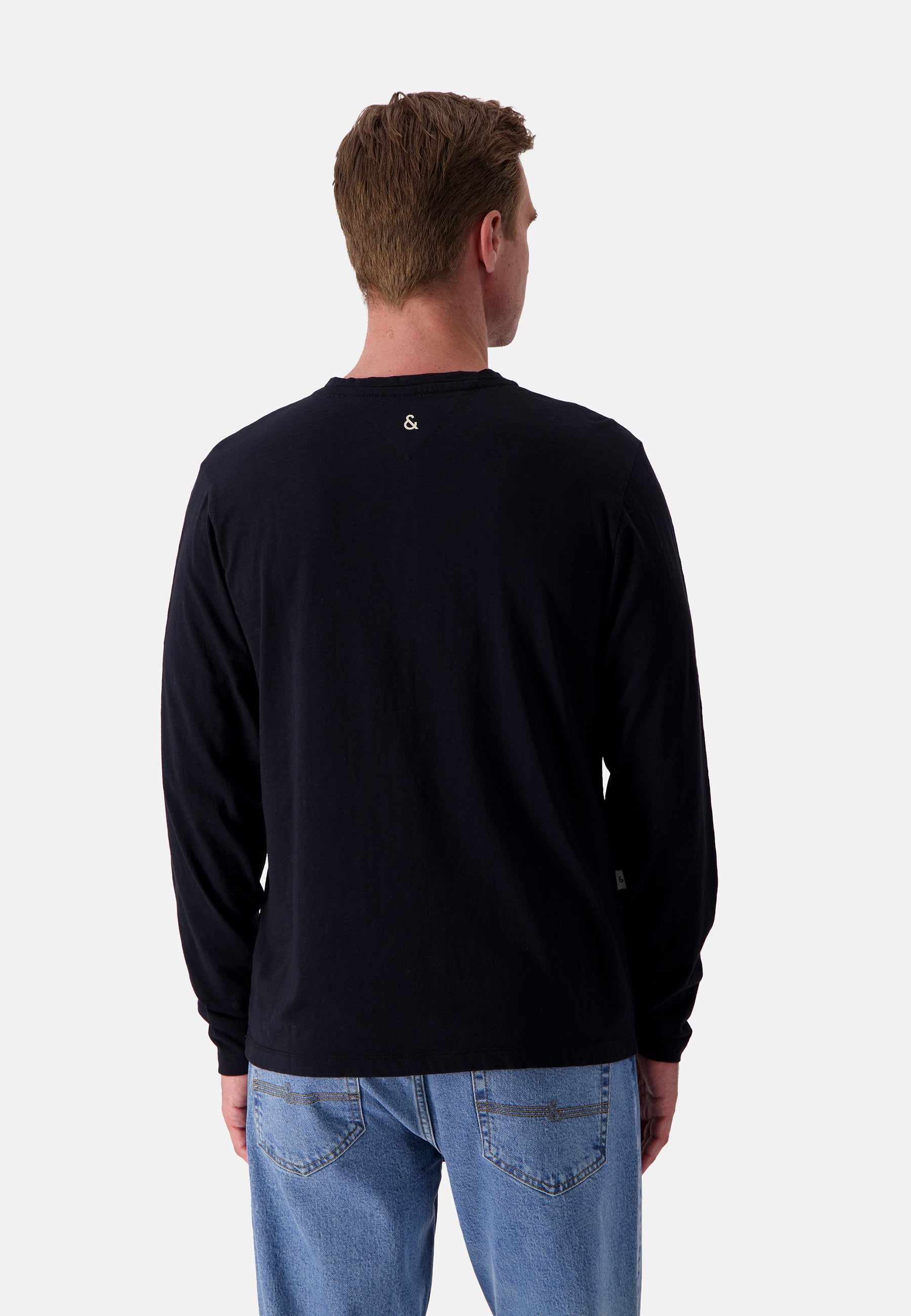 Henley Slub in Anthracite Sweatshirts Colours and Sons   