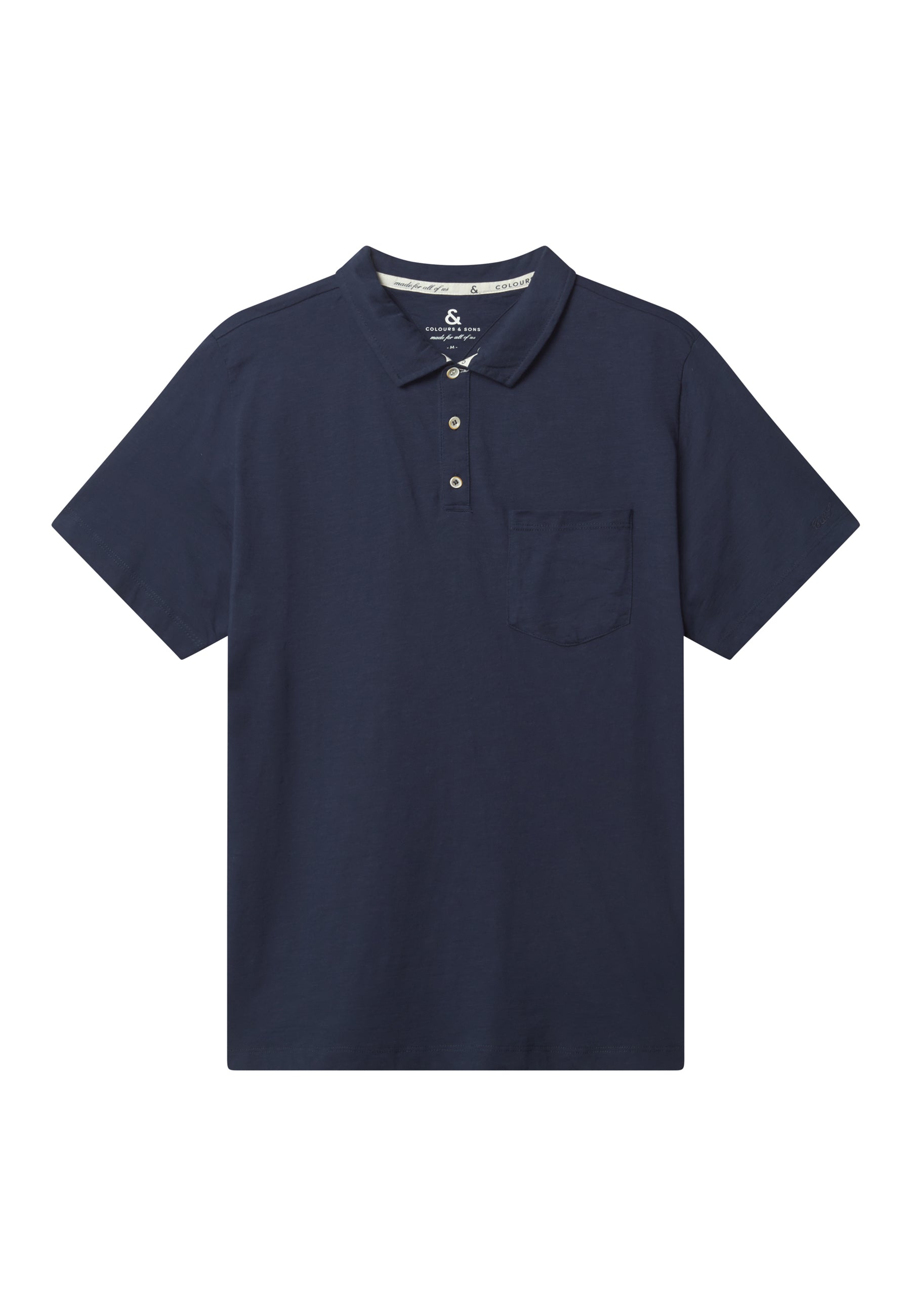 Polo-Slub in Navy Polos Colours and Sons   