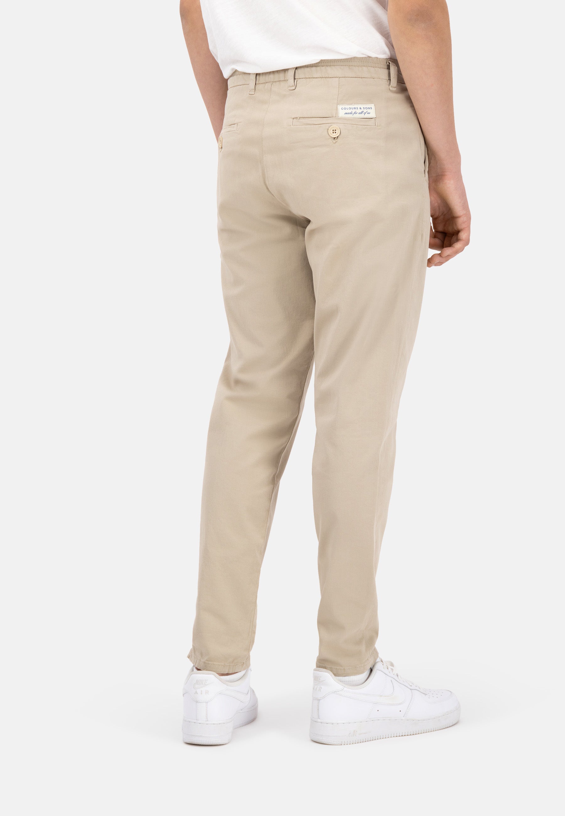 Pants-Cropped Chino in Tent Hosen Colours and Sons   