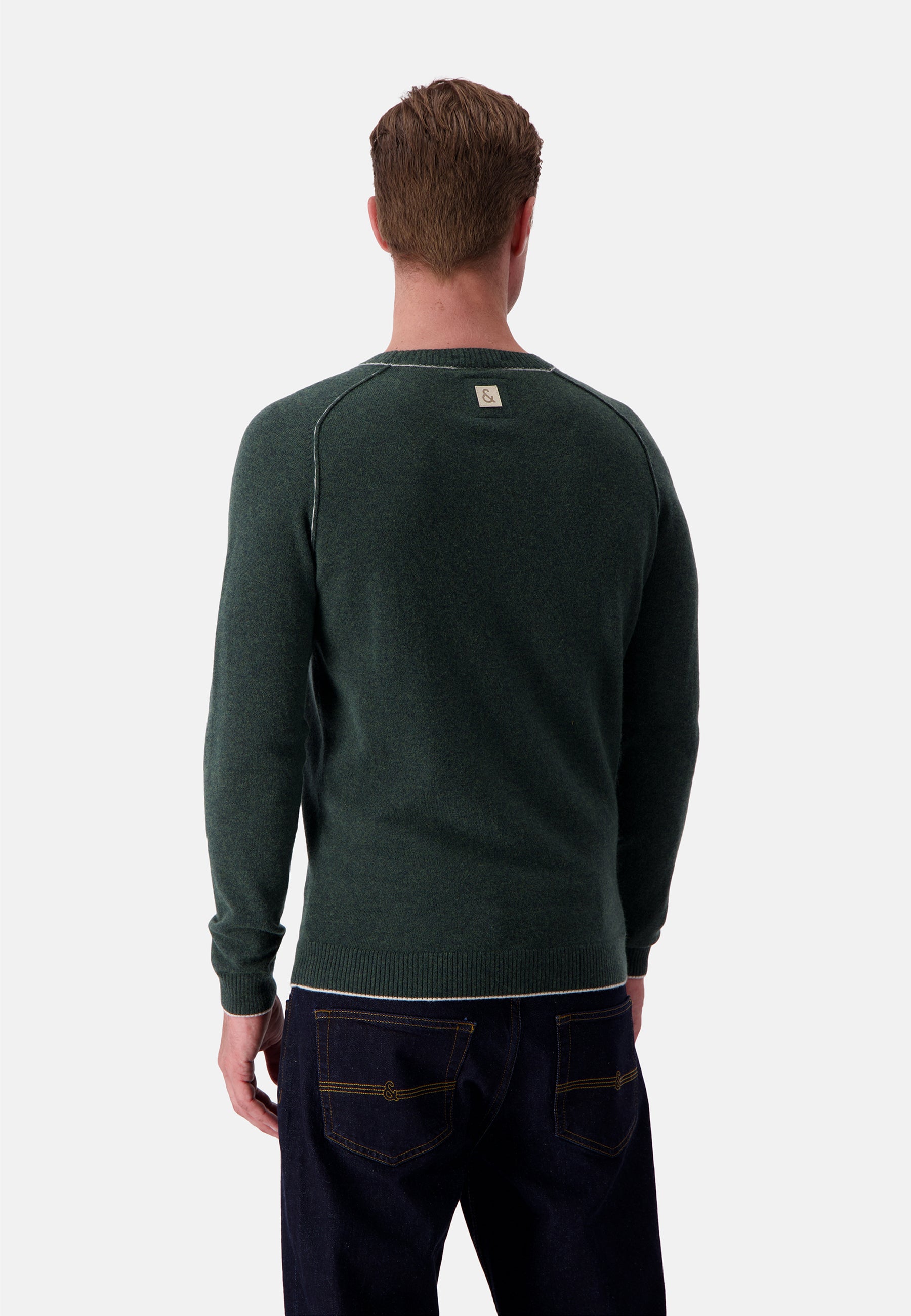 Roundneck Merino Blend in Yucca Pullover Colours and Sons   