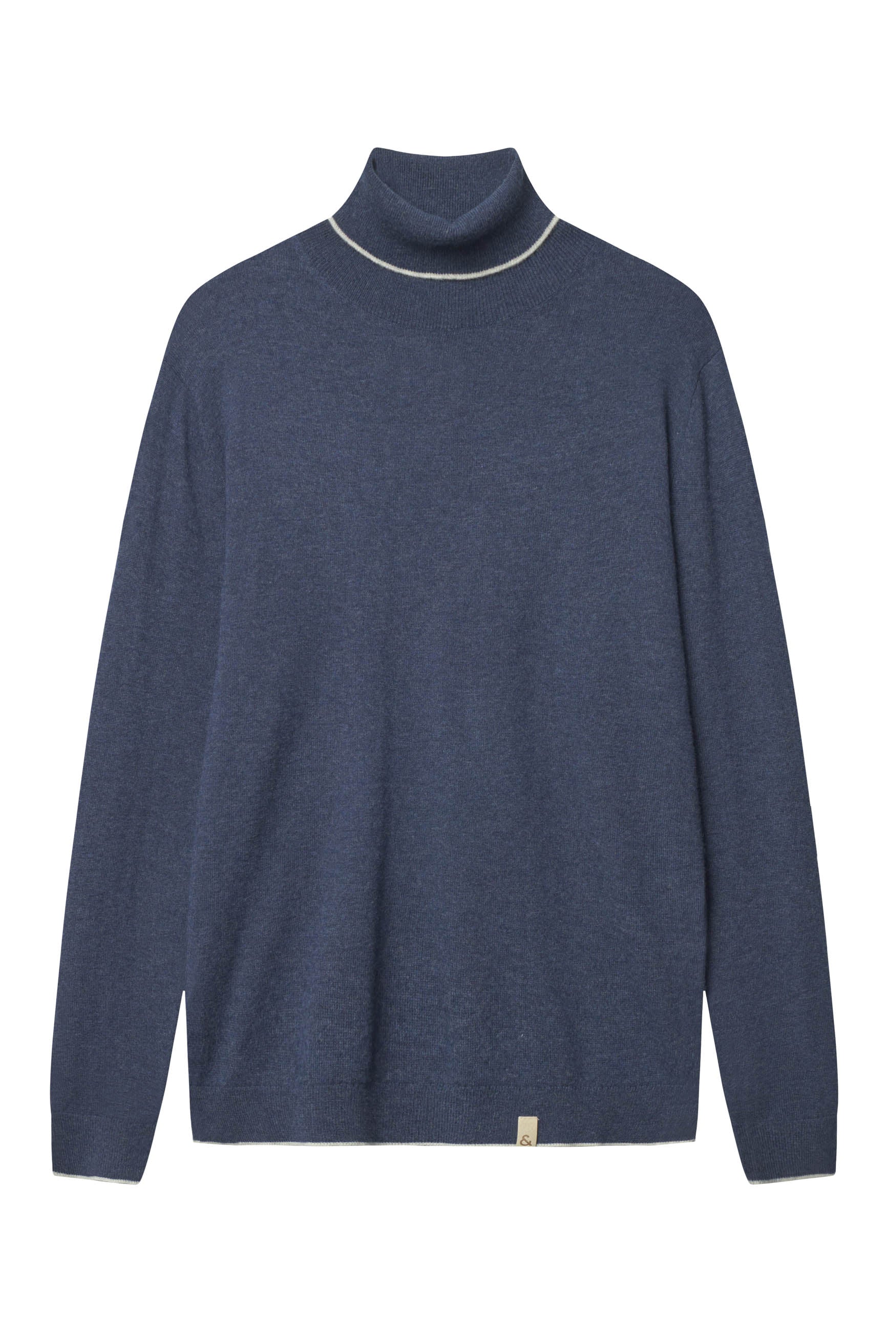 Turtleneck Merino Blend in Navy Pullover Colours and Sons   