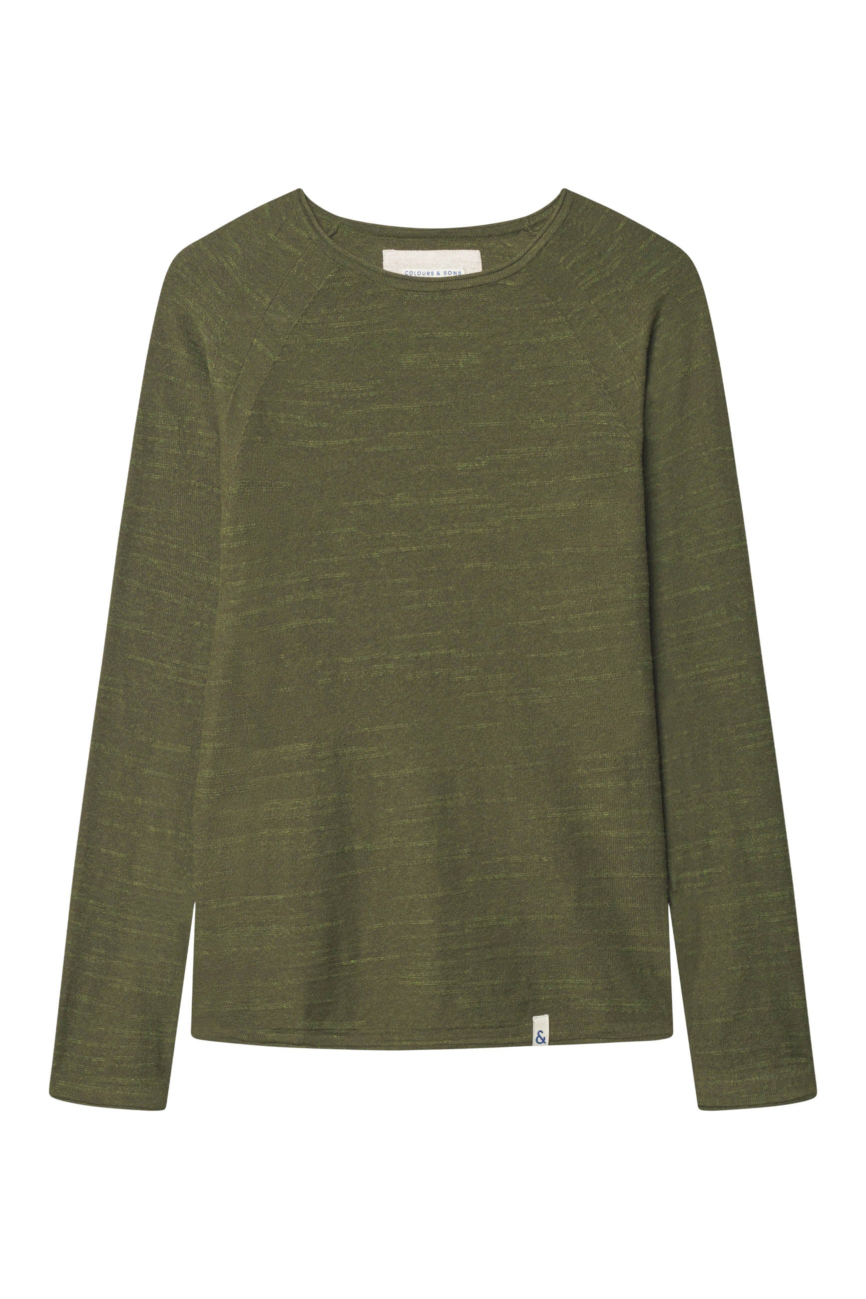 Roundneck Slub in Yucca Pullover Colours and Sons   