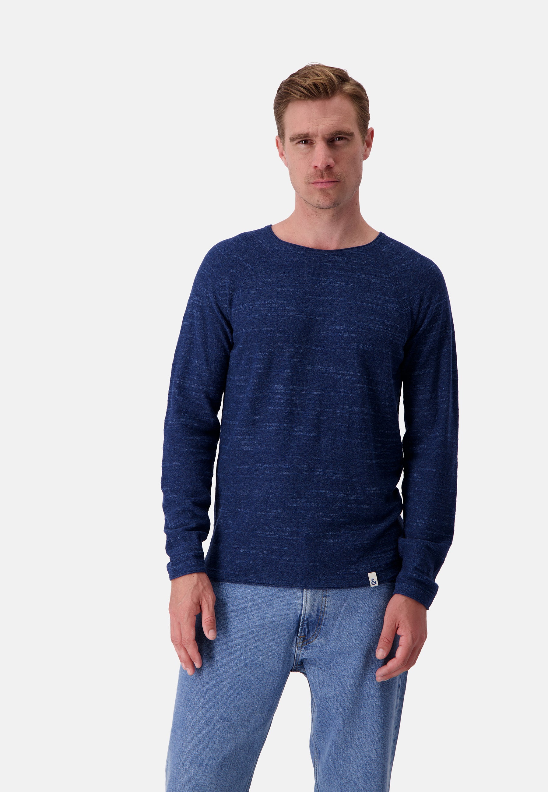 Roundneck Slub in Royal Pullover Colours and Sons   