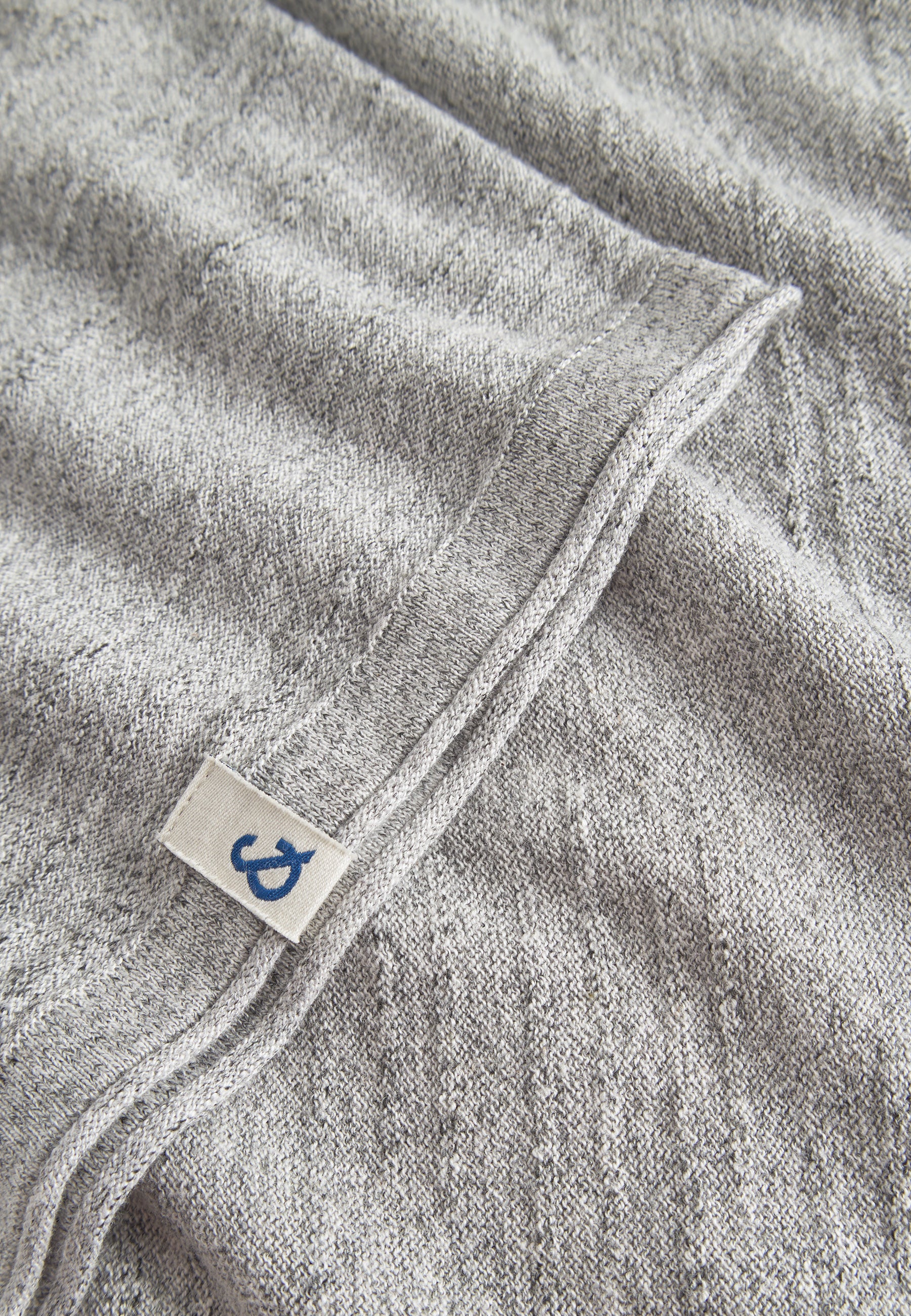 Roundneck Slub in Silver Pullover Colours and Sons   