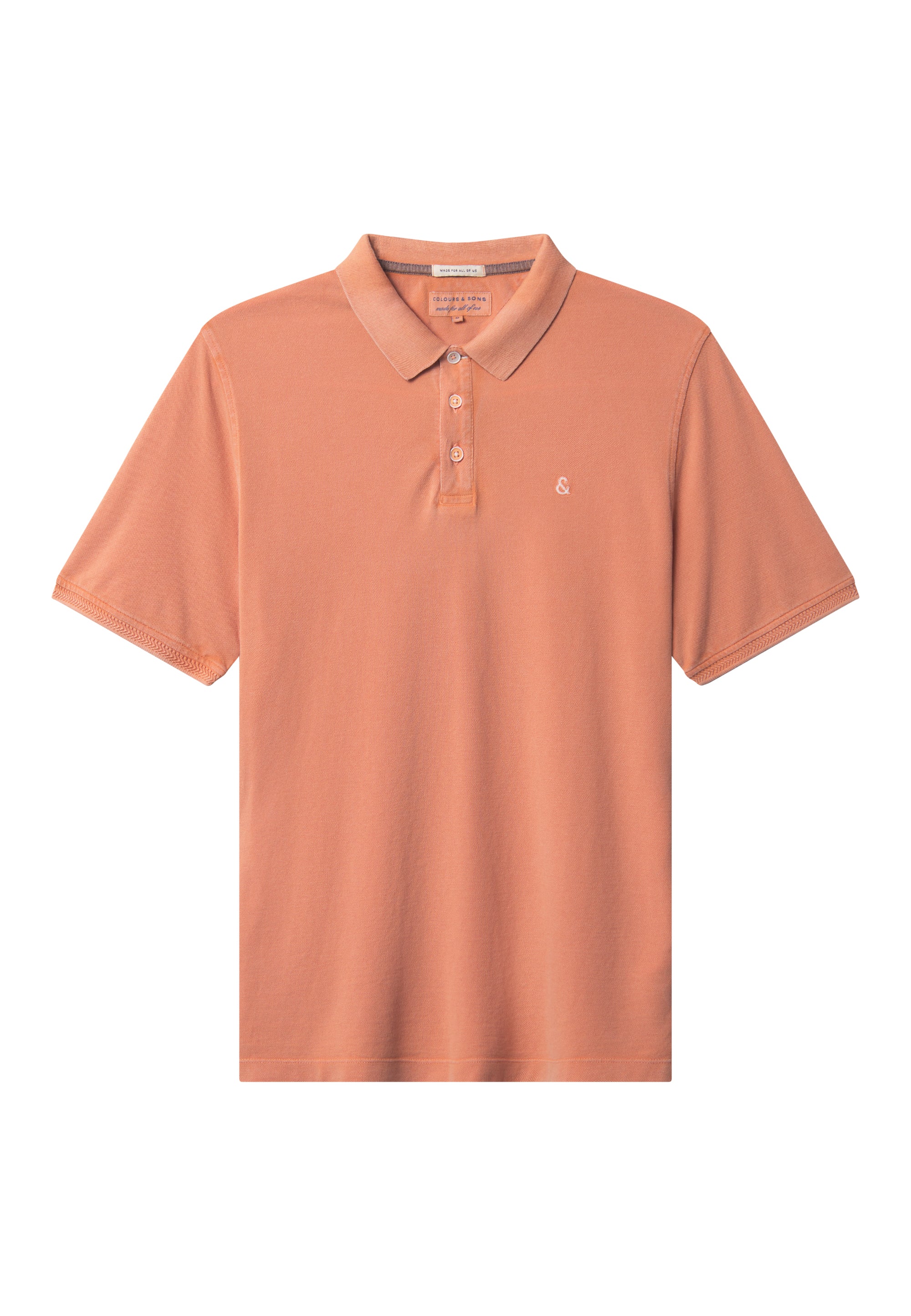 Polo-Garment Dyed in Sienna Polos Colours and Sons   
