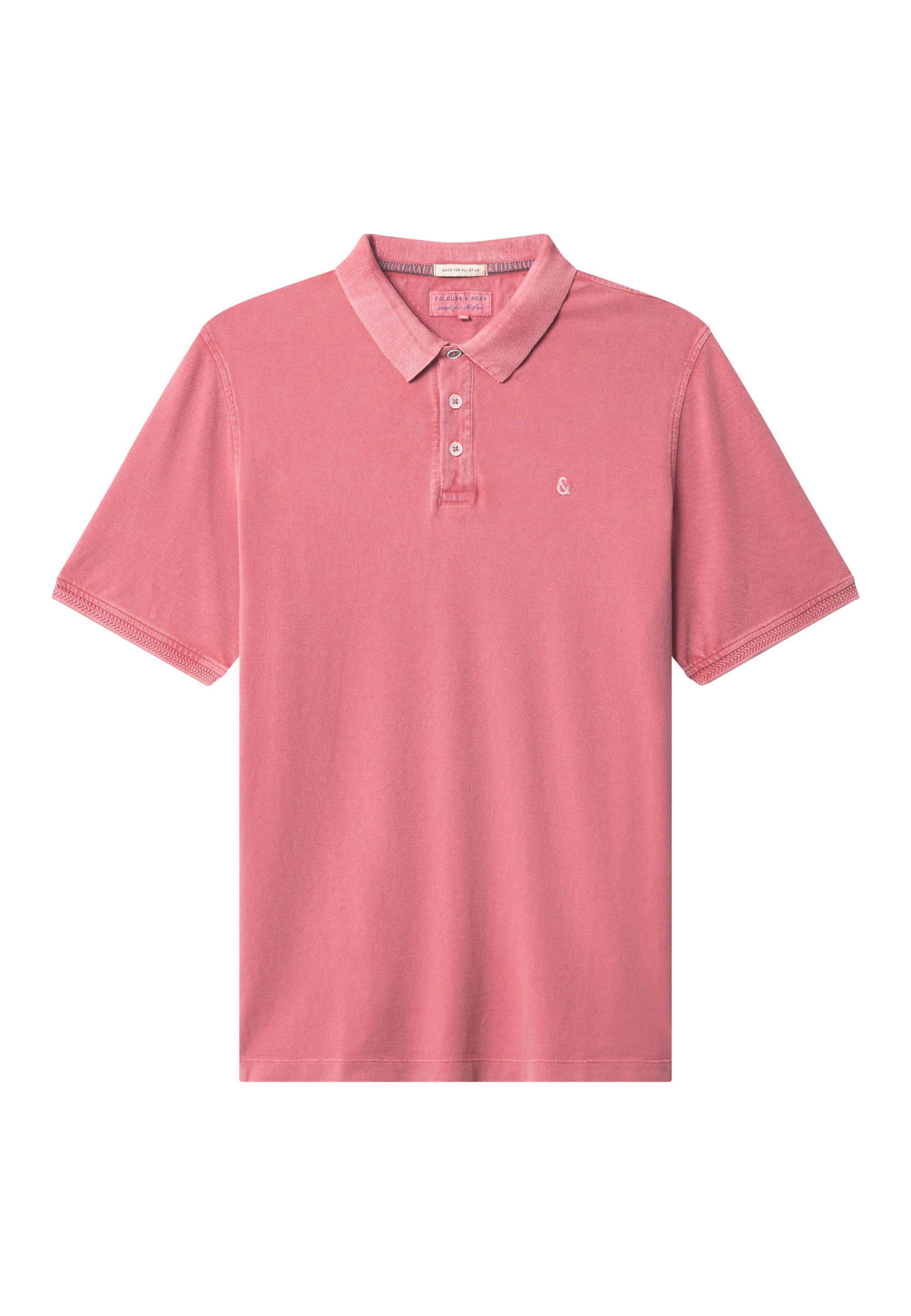 Polo-Garment Dyed in Mauve Polos Colours and Sons   