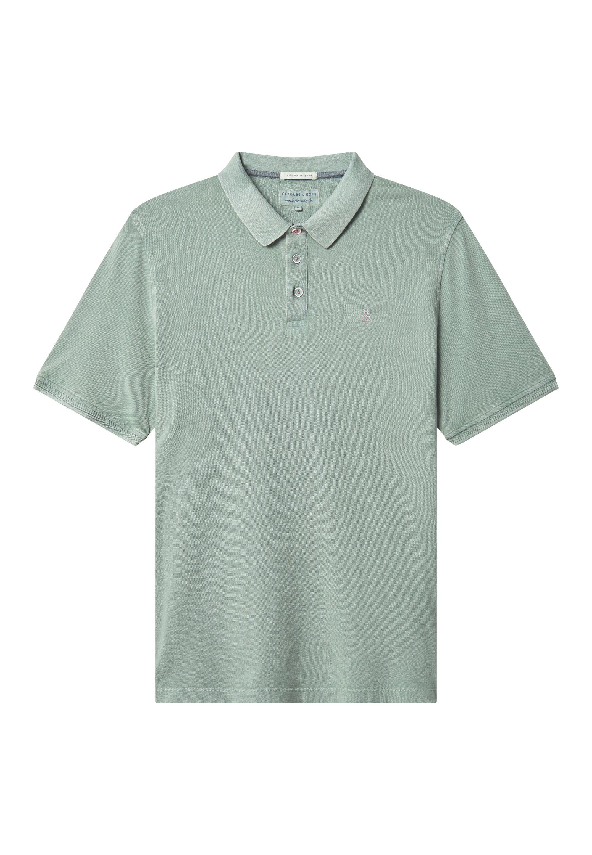 Polo-Garment Dyed in Pistachio Polos Colours and Sons   