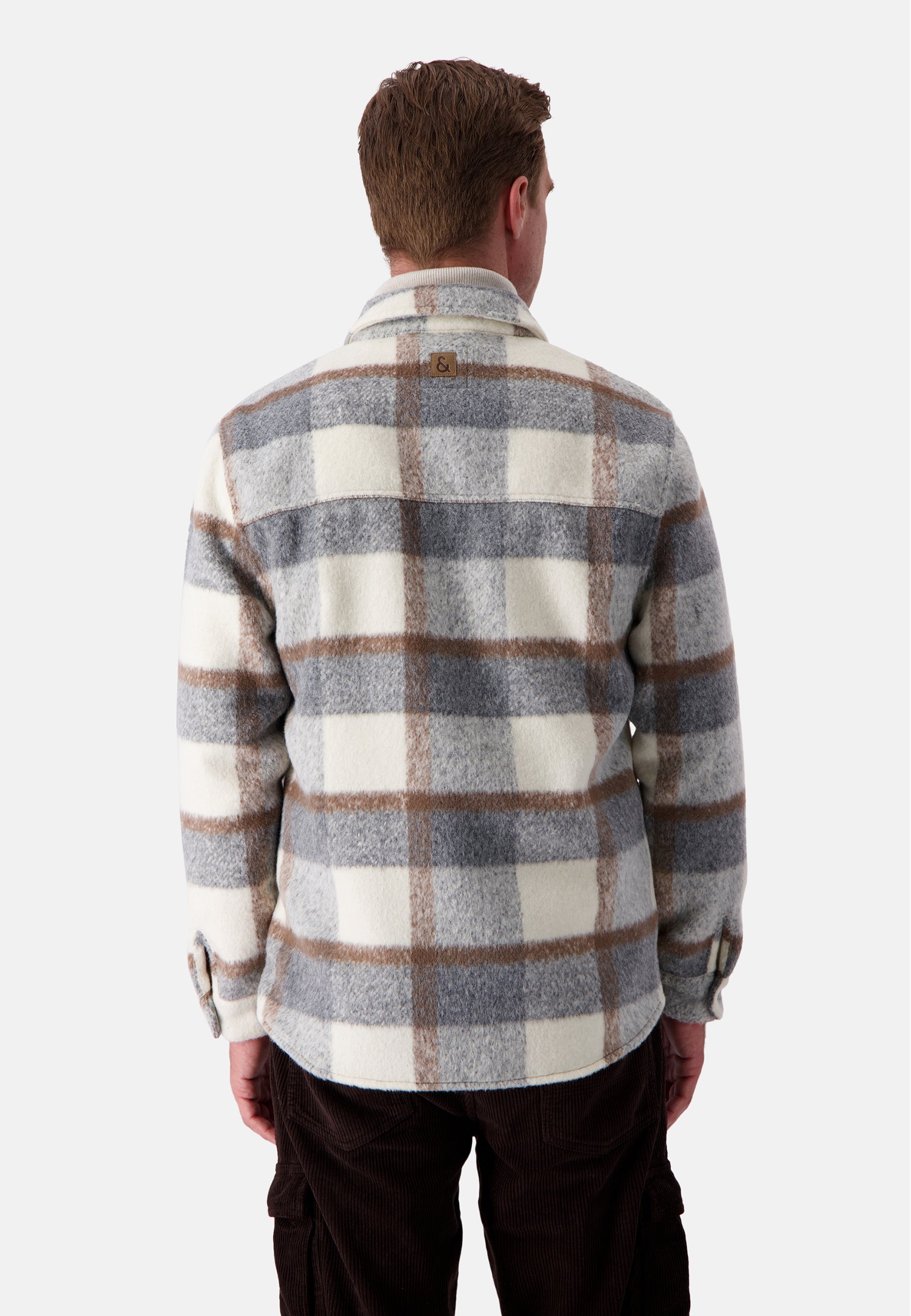 Worker Jacket Zipped in Desert Check Jacken Colours and Sons   