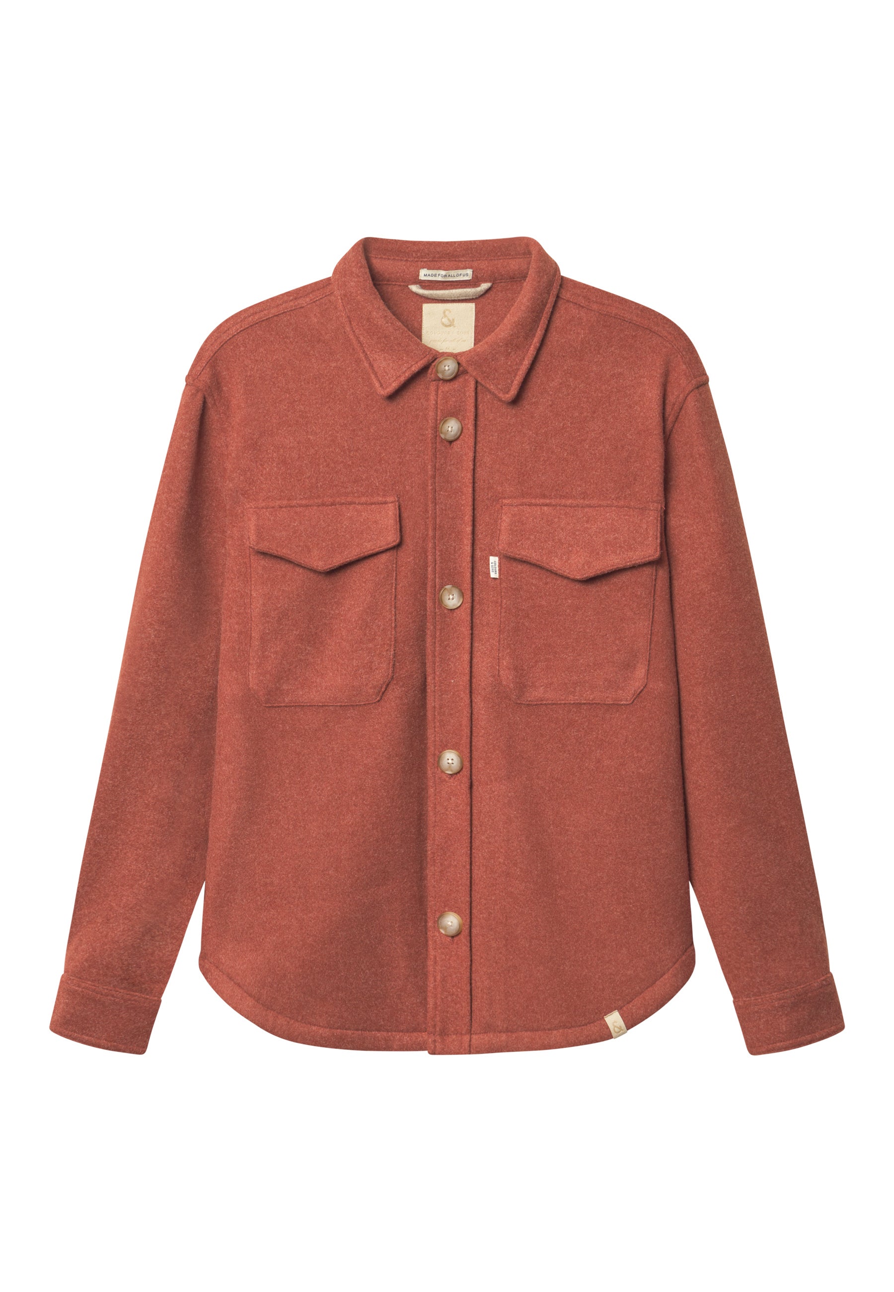 Worker Jacket Soft Touch in Brandy Jacken Colours and Sons   