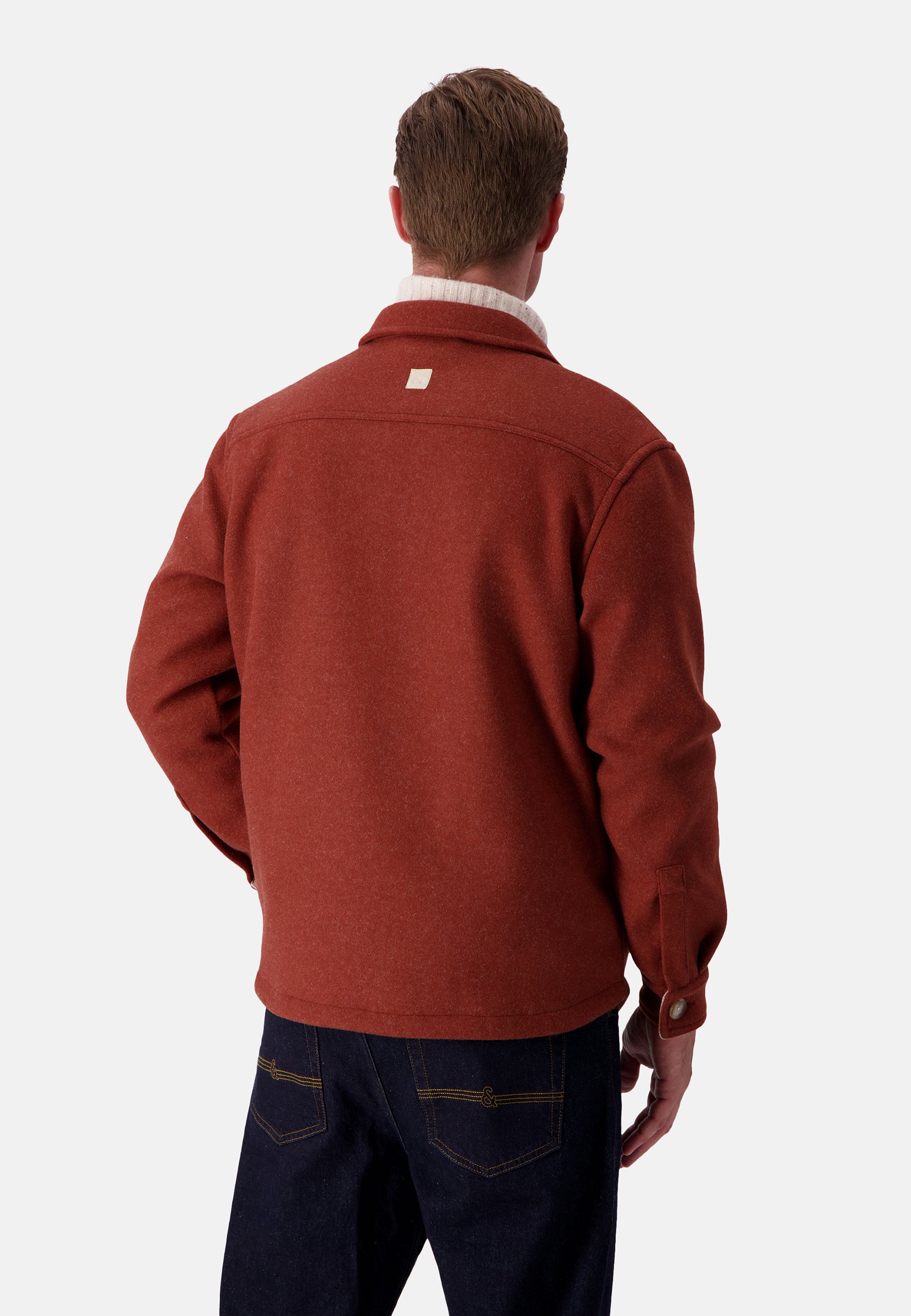 Worker Jacket Soft Touch in Brandy Jacken Colours and Sons   