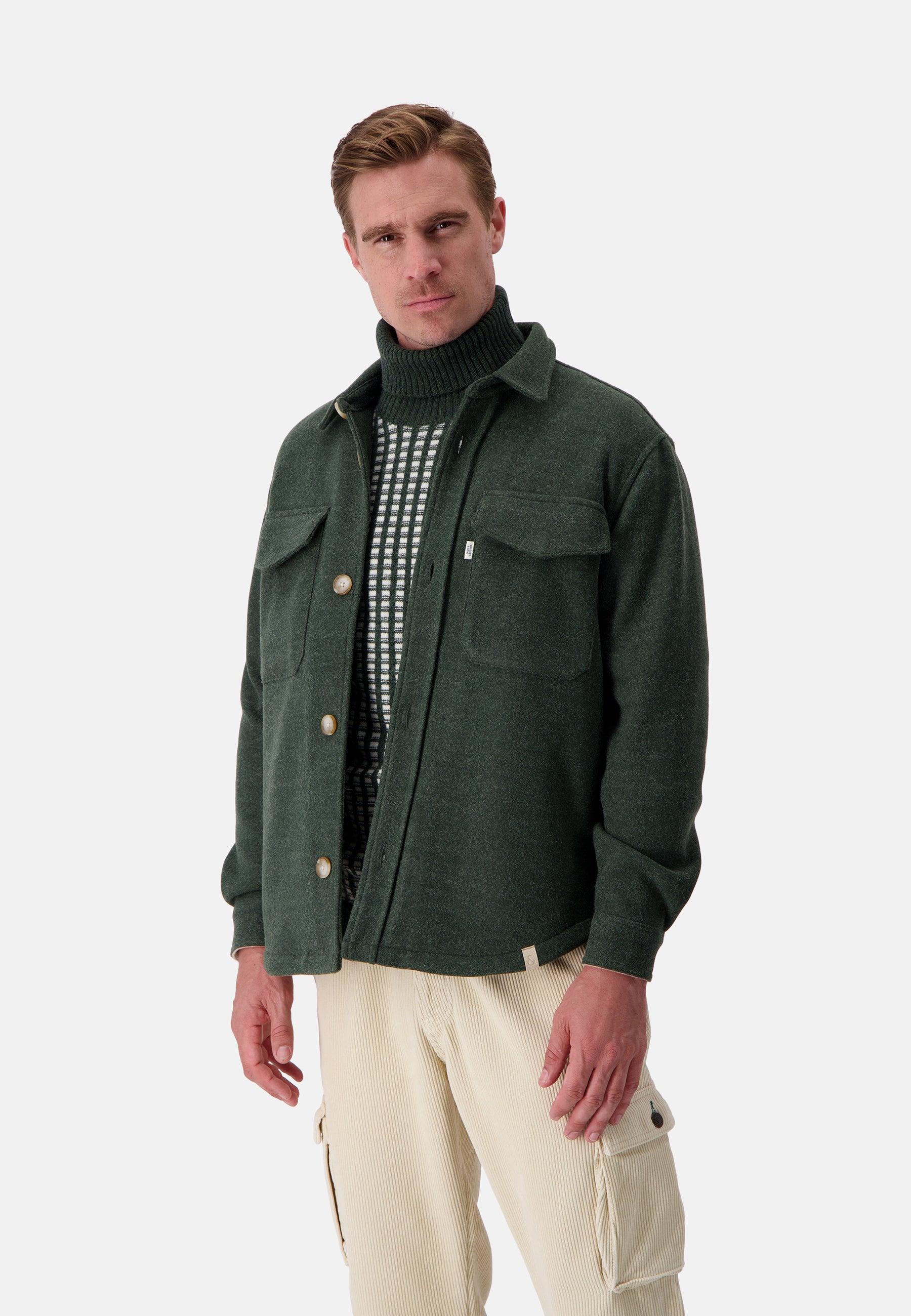 Worker Jacket Soft Touch in Yucca Jacken Colours and Sons   