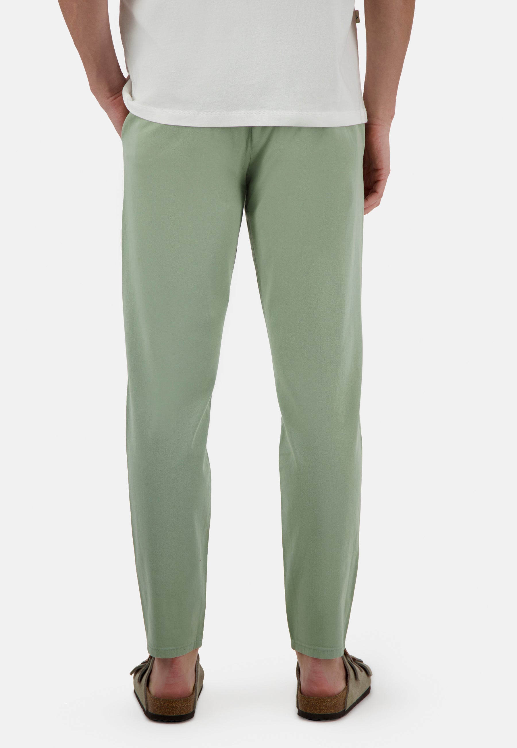 Pants-Cropped Chino in Pistachio Hosen Colours and Sons   