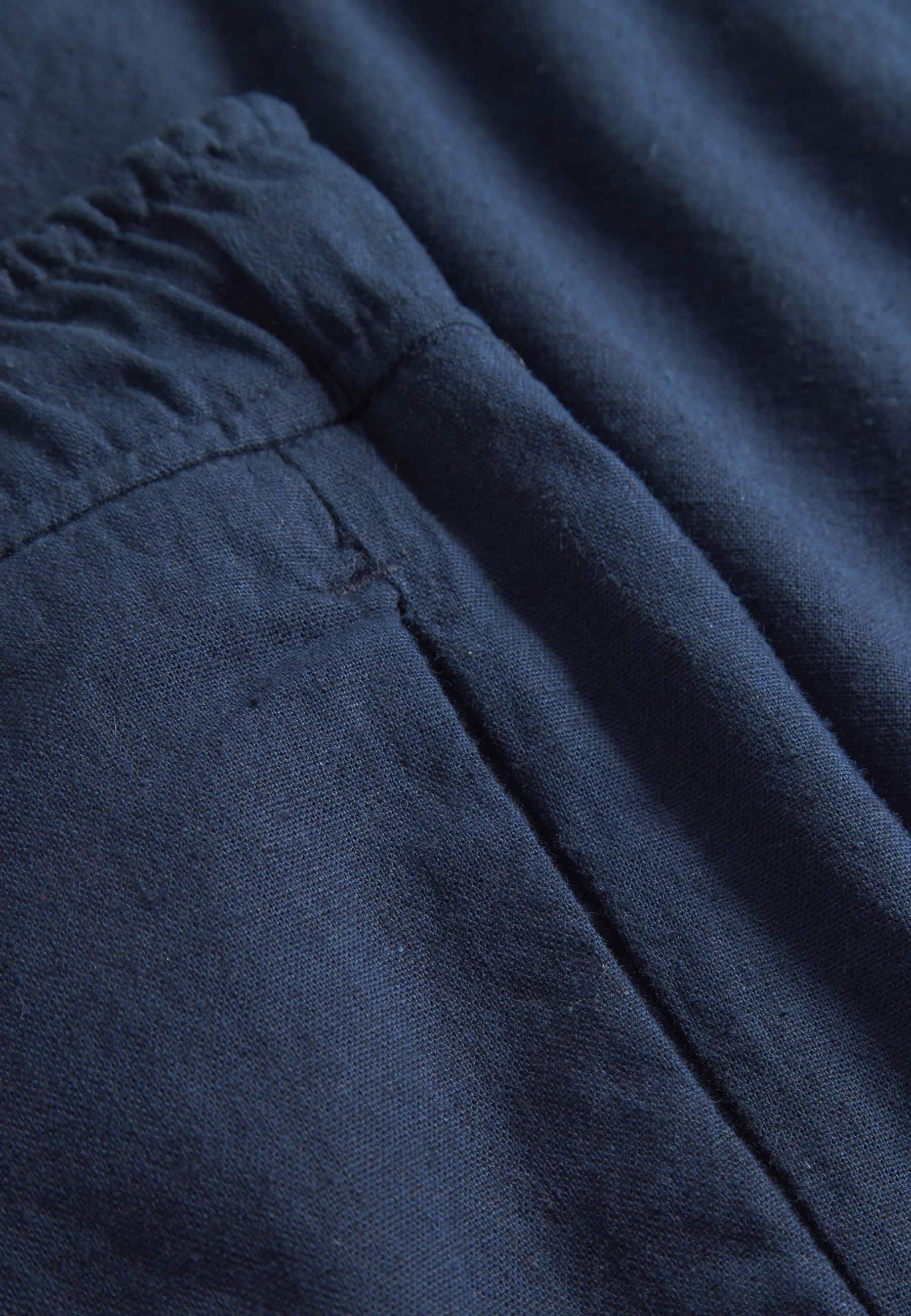 Pants-Cropped Linen in Navy Hosen Colours and Sons   