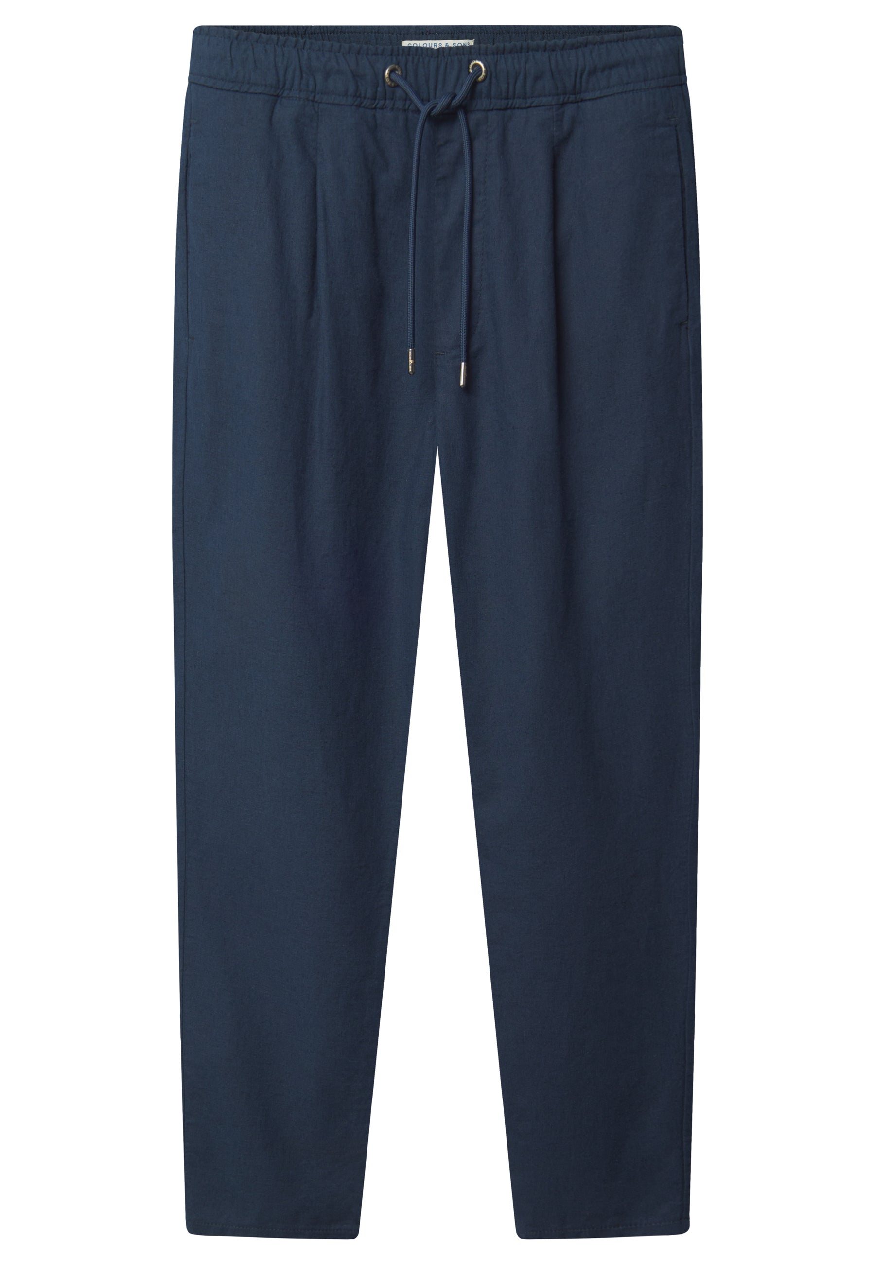 Pants-Cropped Linen in Navy Hosen Colours and Sons   