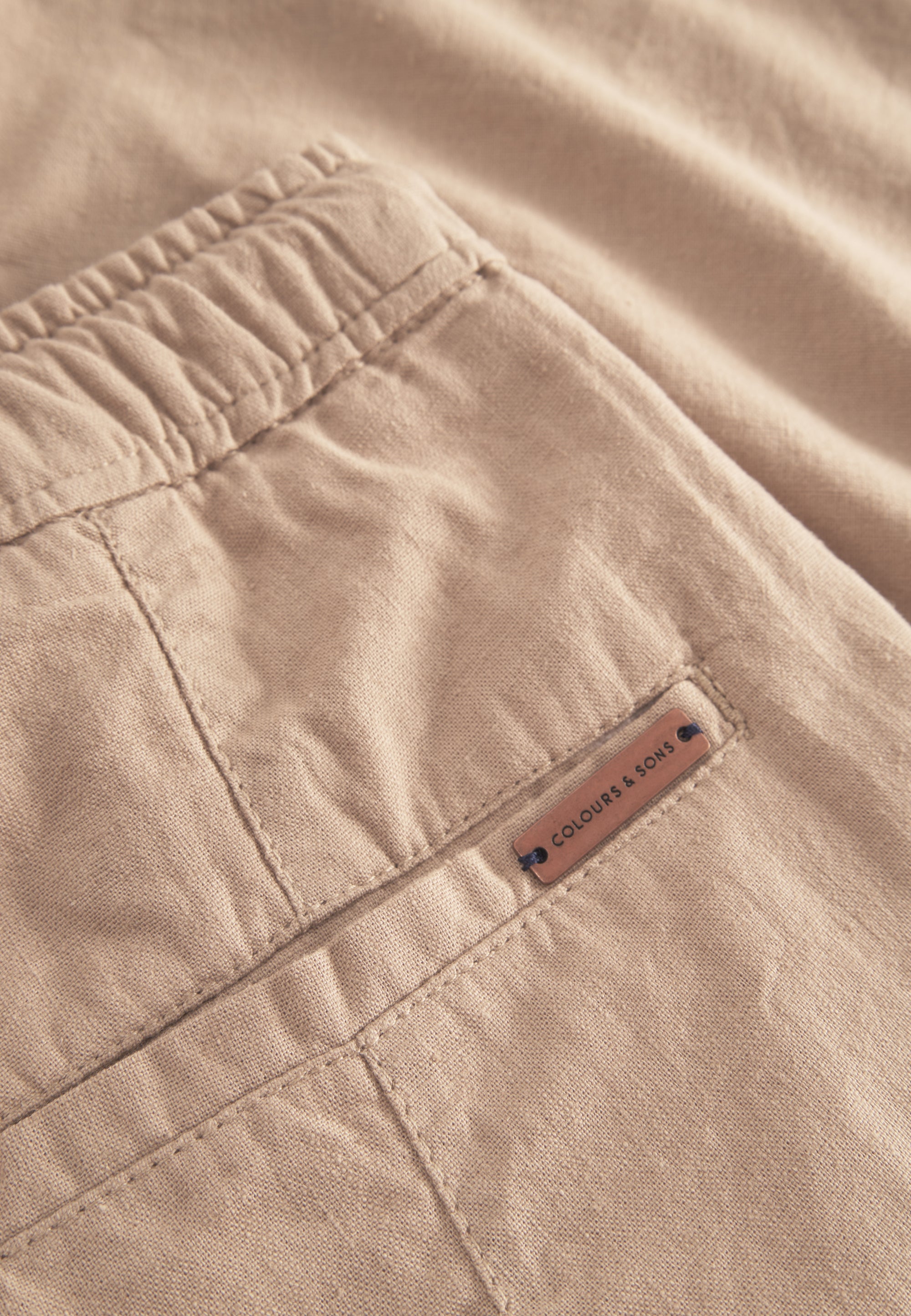 Pants-Cropped Linen in Tent Hosen Colours and Sons   