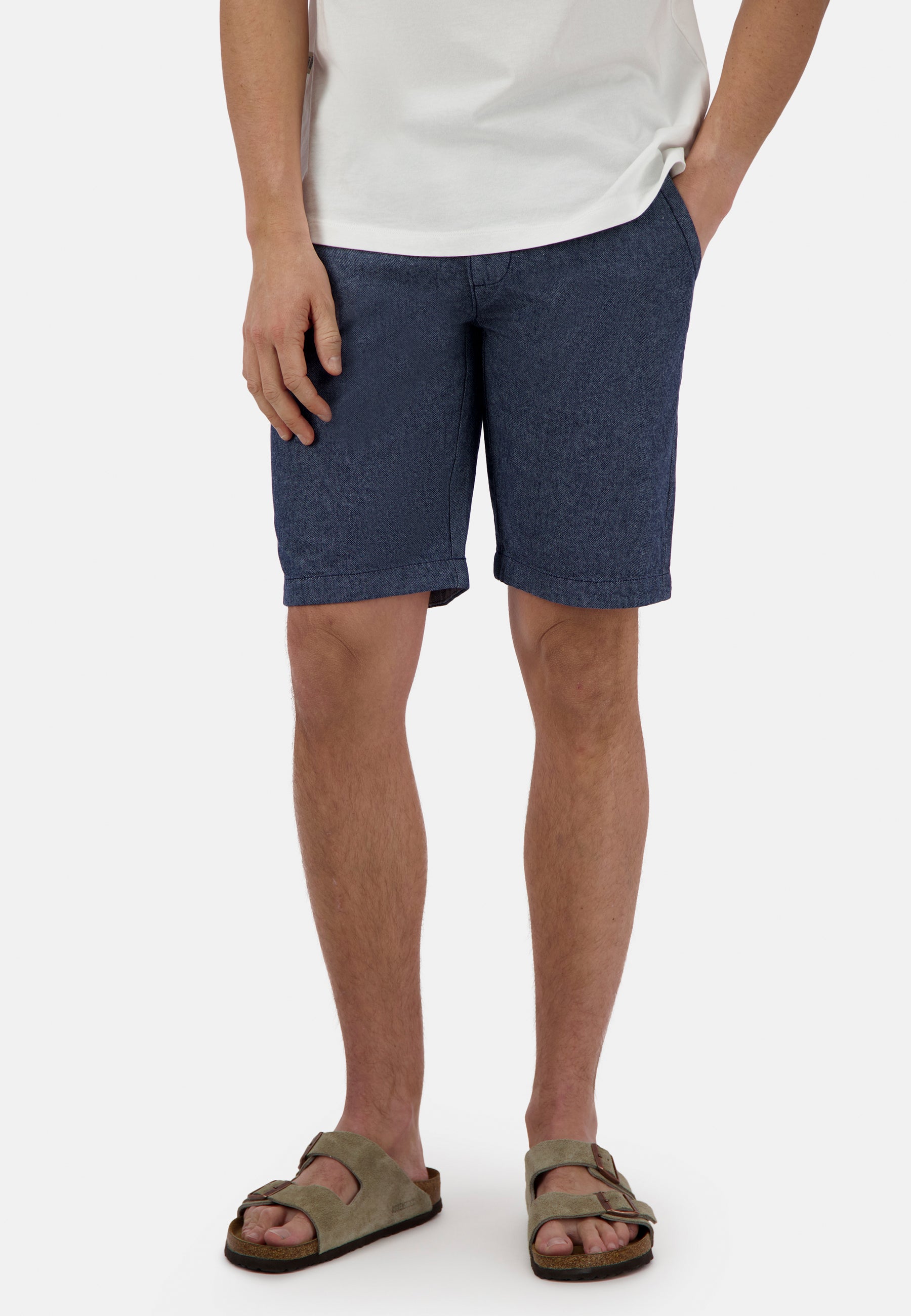 Shorts-Dobby in Navy Shorts Colours and Sons   