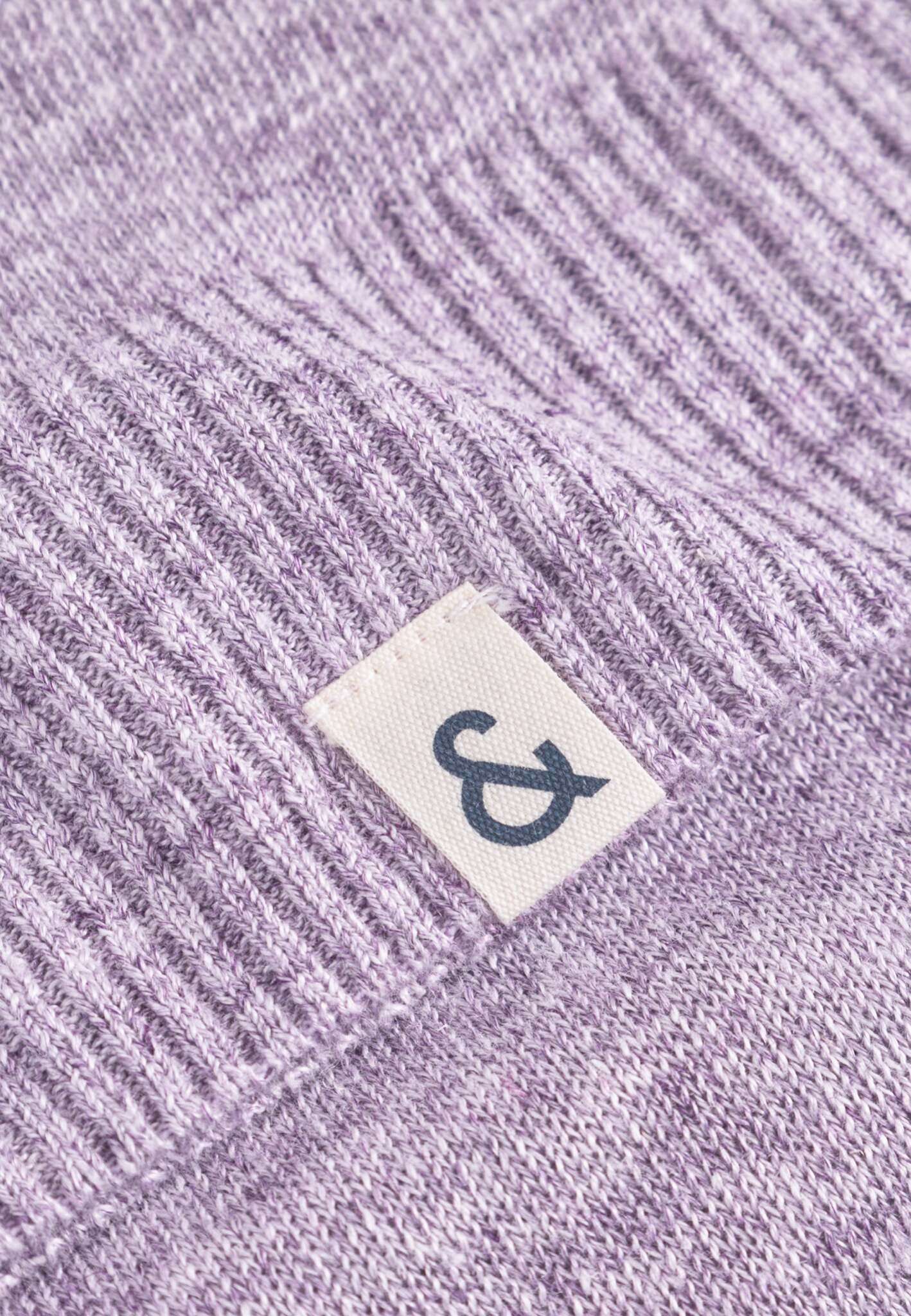 Roundneck-Linen in Violet Pullover Colours and Sons