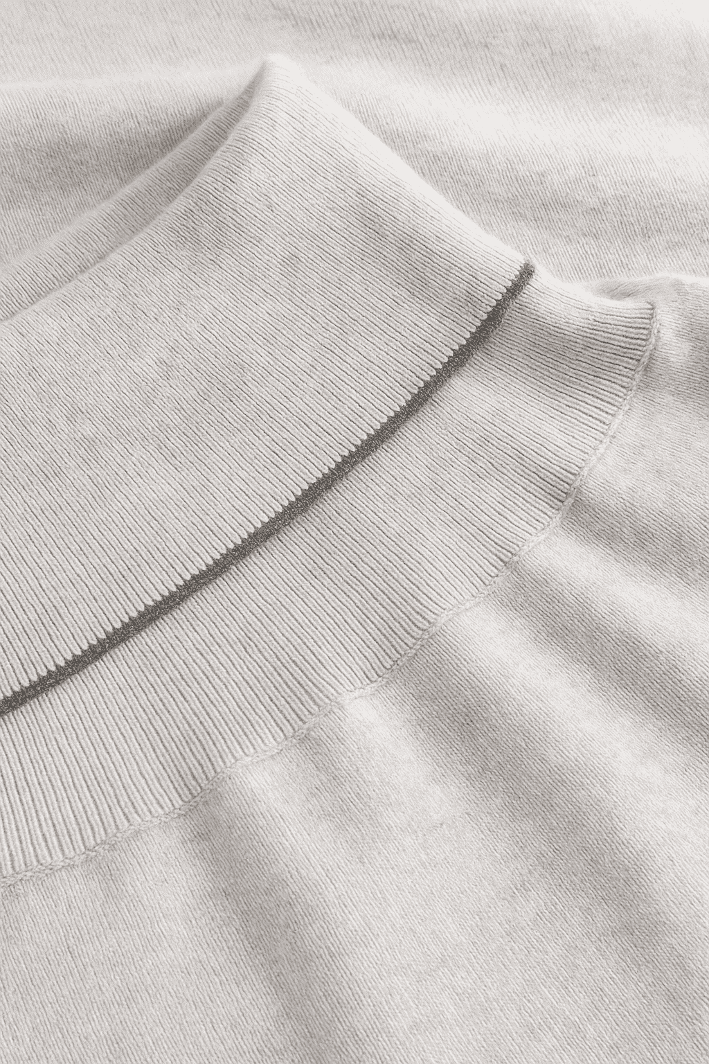 Turleneck-Merino Blend in Silver Pullover Colours and Sons