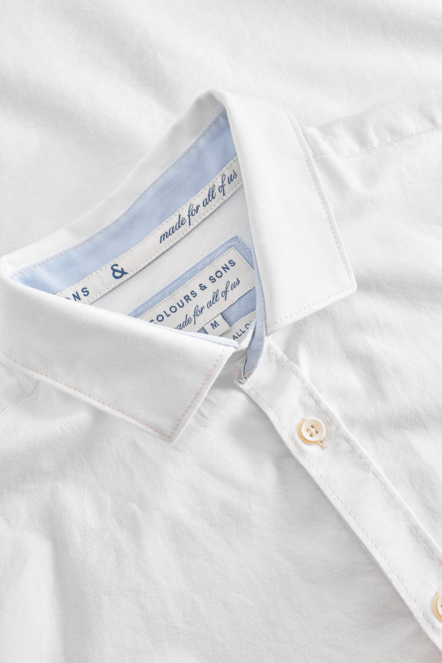 Shirt-Soft Oxford in White Hemden Colours and Sons