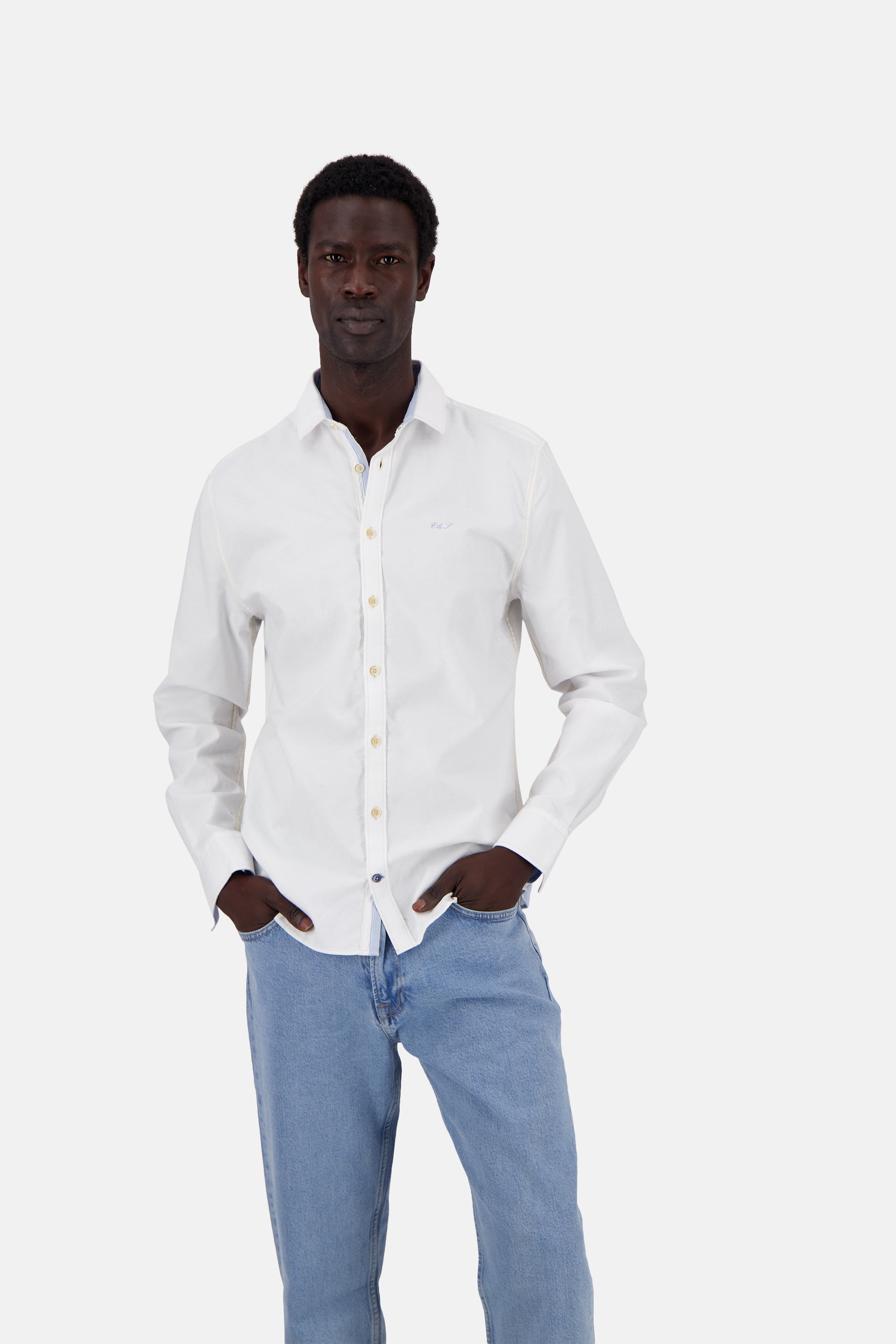 Shirt-Soft Oxford in White Hemden Colours and Sons