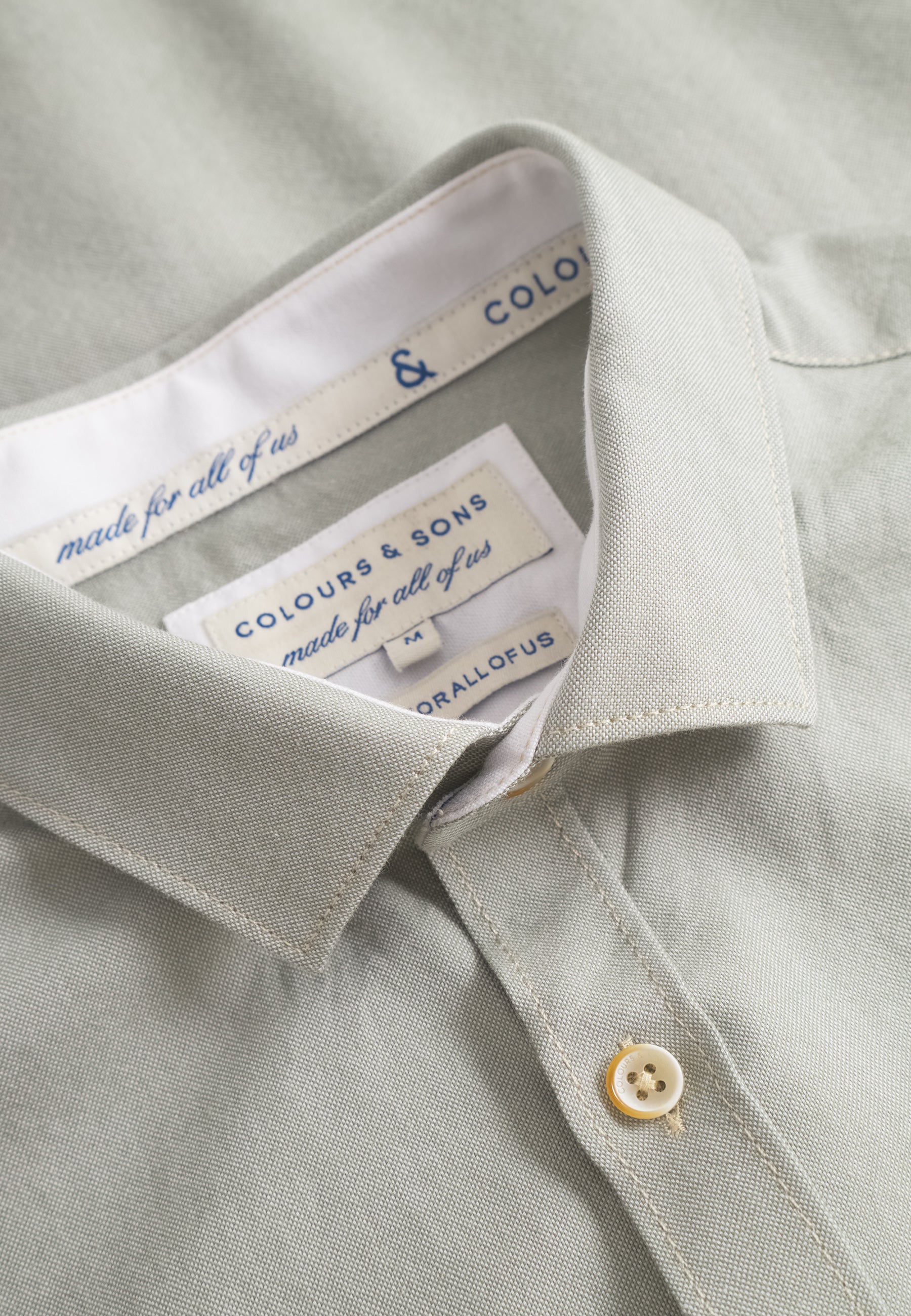 Shirt-Soft Oxford in Matcha Hemden Colours and Sons