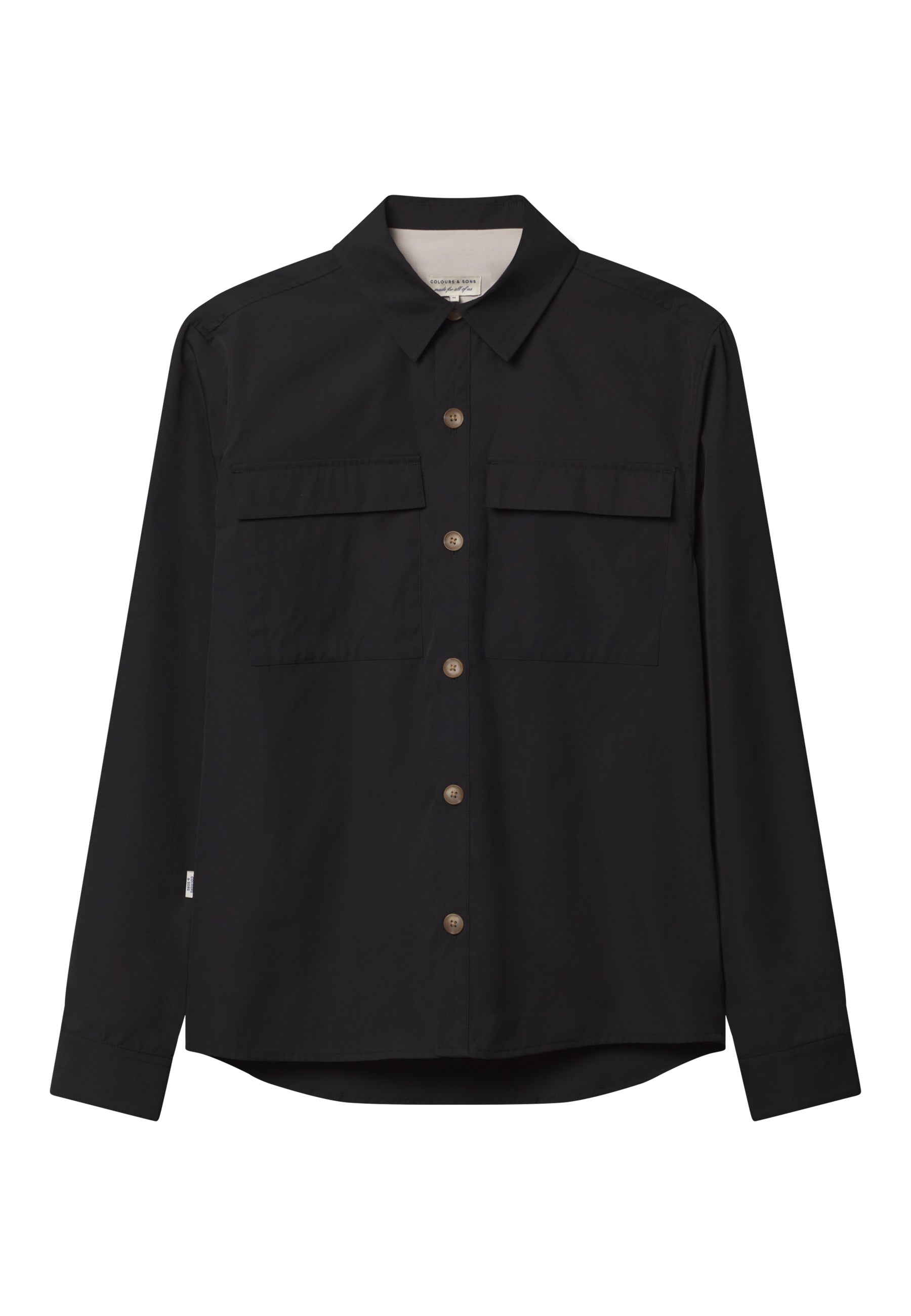 Overshirt-Pocket in Black Hemden Colours and Sons