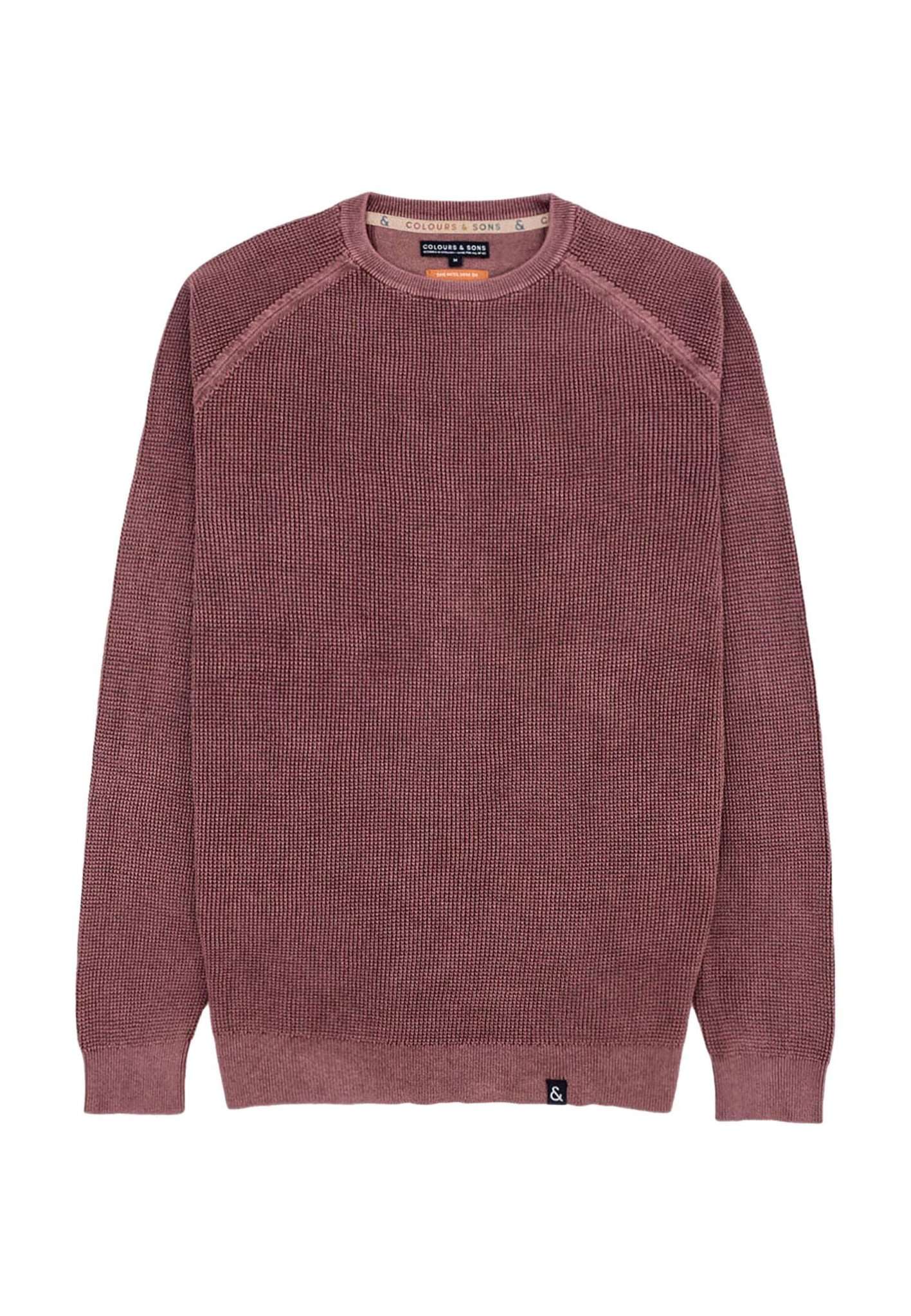 Roundneck Washed in Wild Ginger Sweatshirts Colours and Sons   
