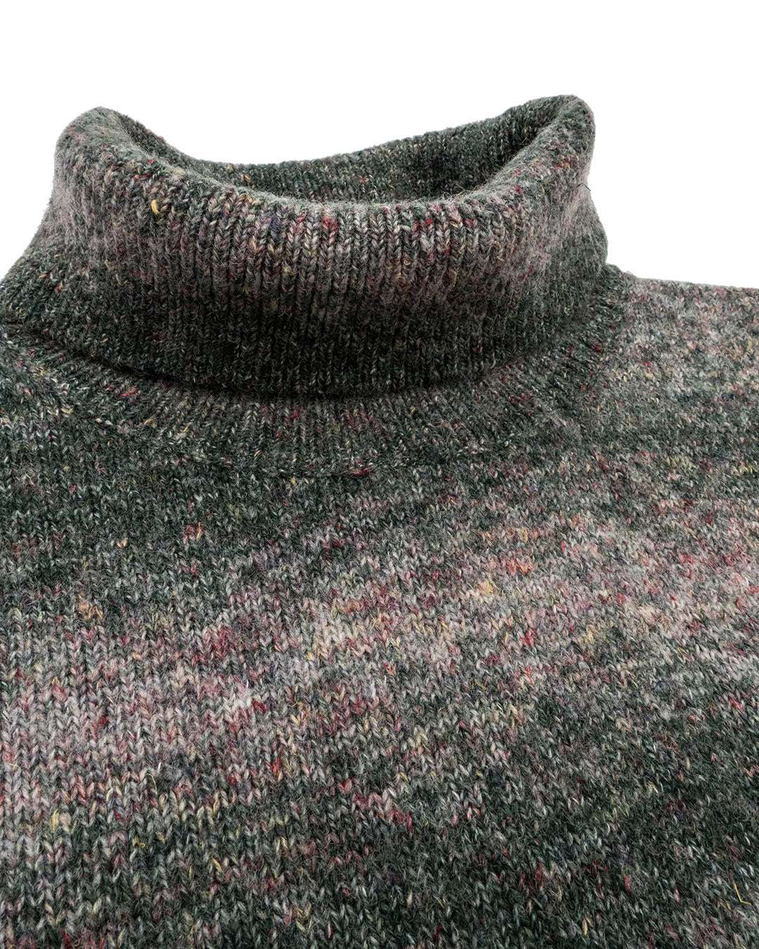 Turtleneck Degradé in Moss Stripes Pullover Colours and Sons   