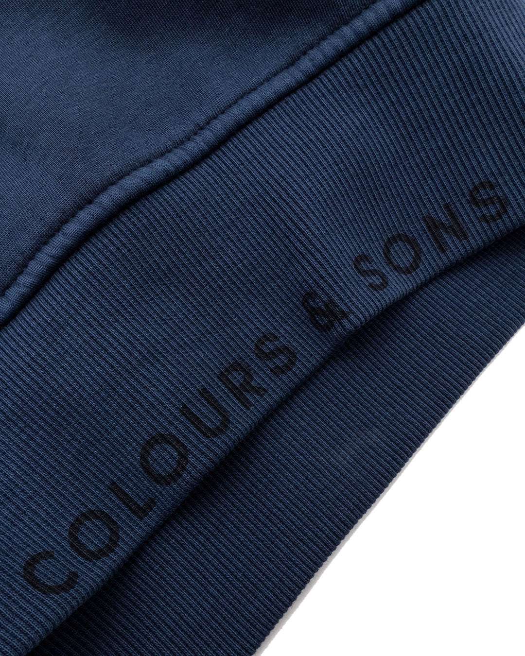 Hoodie-Zip Pigment Dyed in Midnight Sweatjacken Colours and Sons   