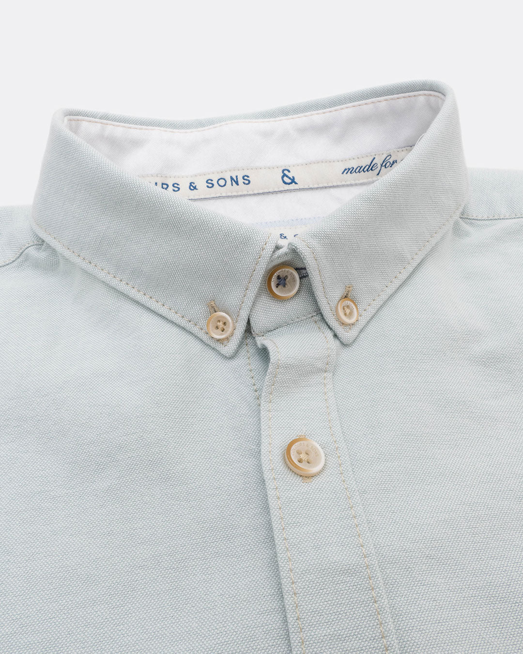 Oxford Shirt in Mist Hemden Colours and Sons   