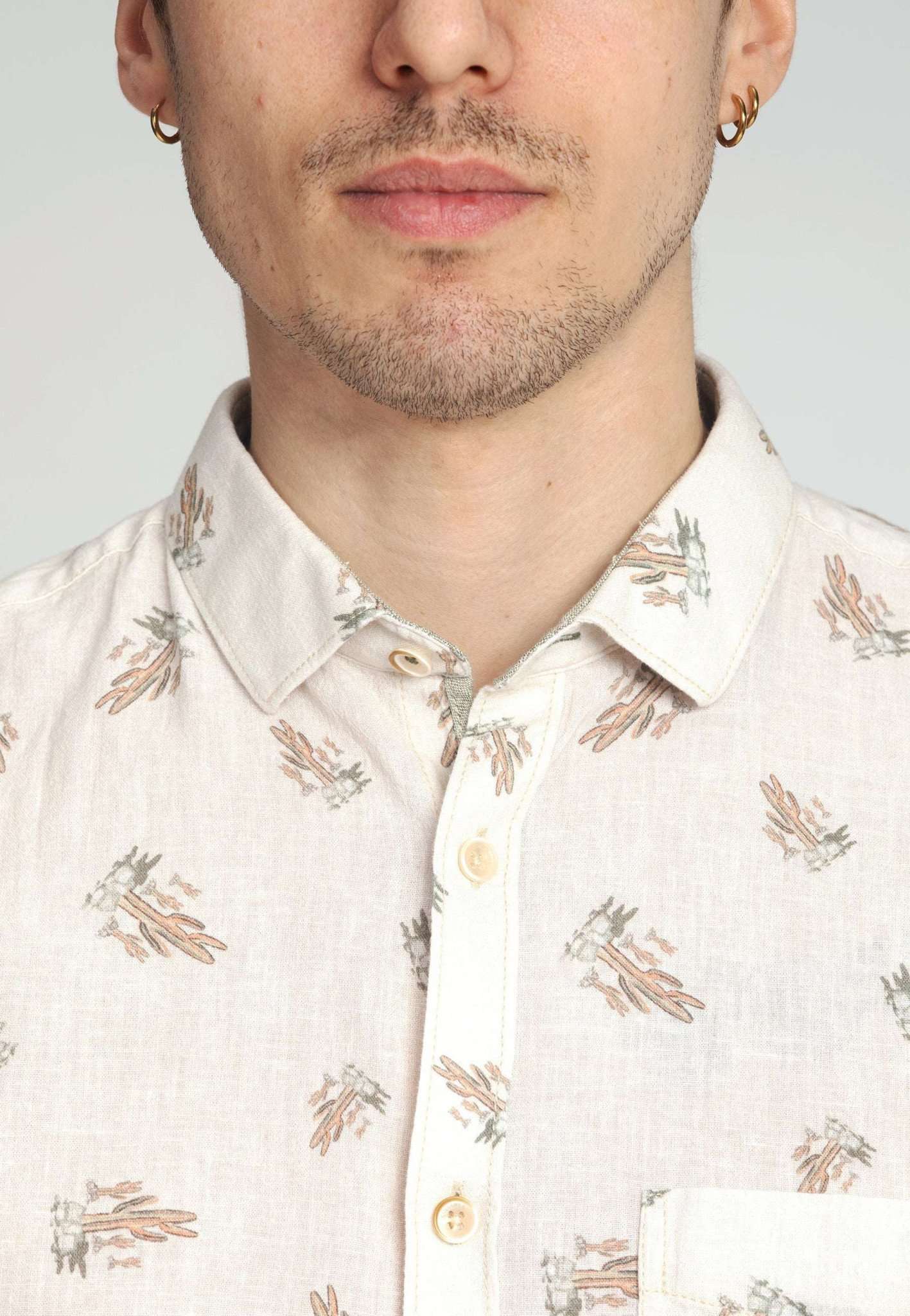 Shirt Cactus Print in Cactus Hemden Colours and Sons   