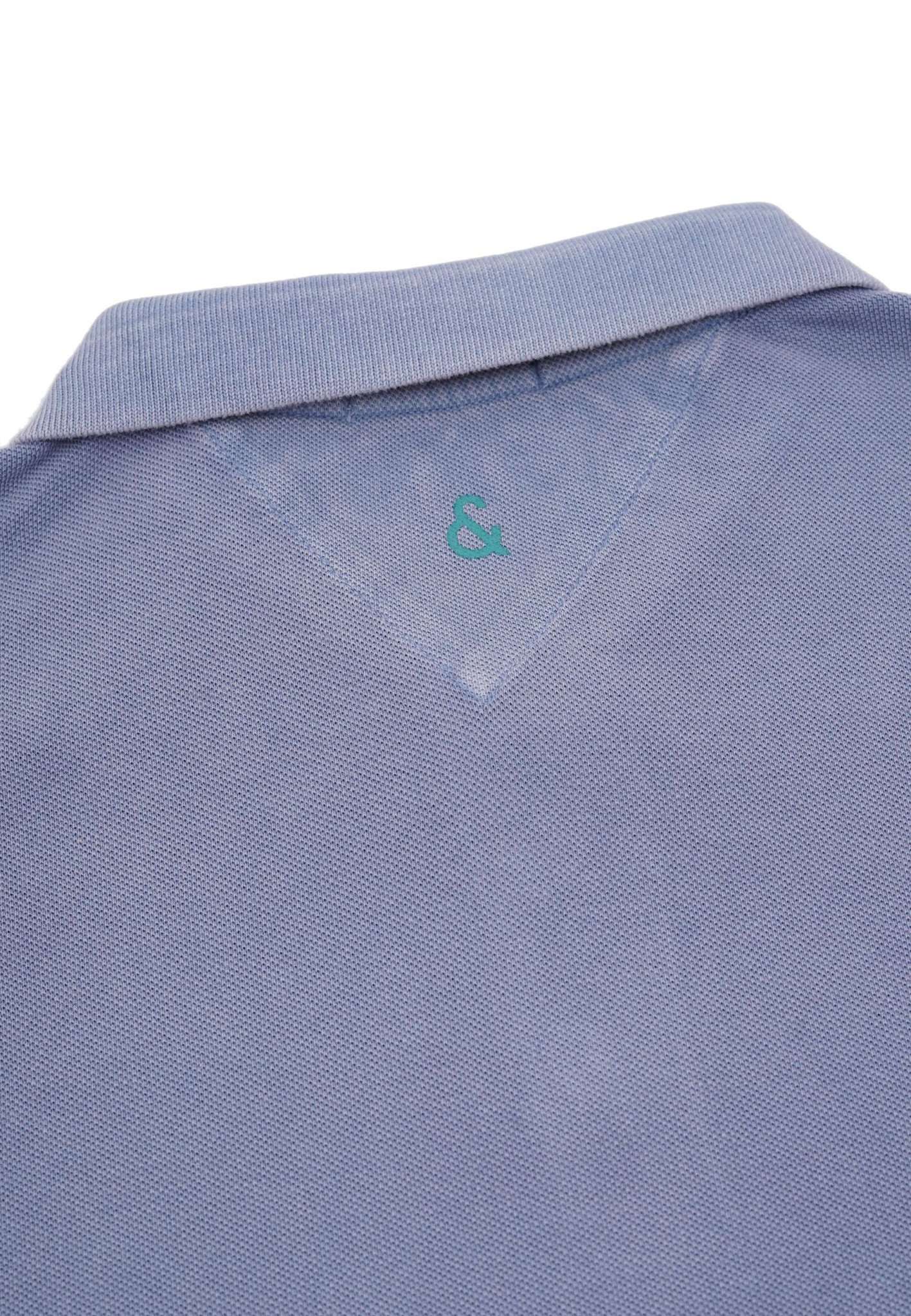 Polo Washed in Cornflower Polos Colours and Sons   
