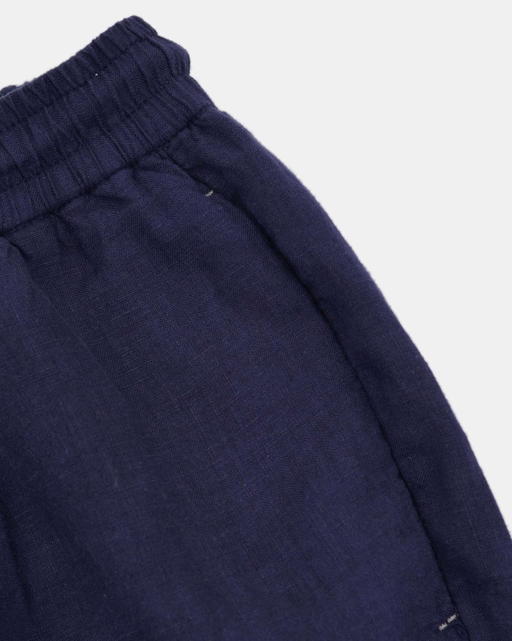 Pants Cropped Linen in Navy Hosen Colours and Sons   