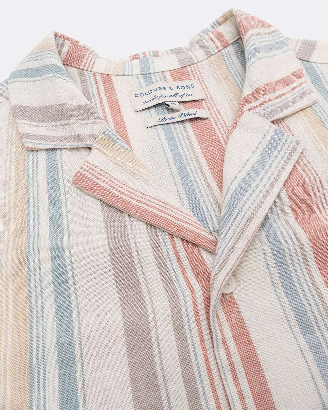 Shirts Linen Blend in Multicolour Stripes Hemden Colours and Sons   