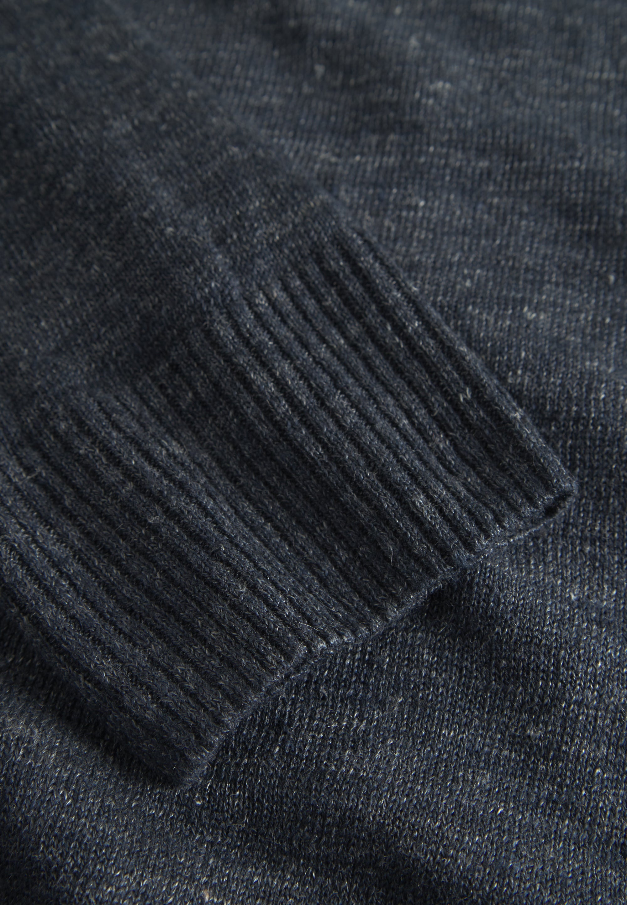 Roundneck-Linen in Navy Pullover Colours and Sons   