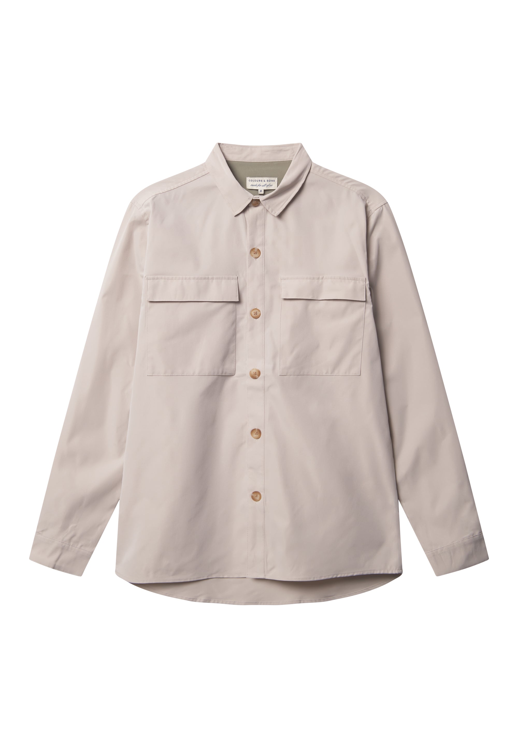 Overshirt- Pocket in Offwhite Jacken Colours and Sons   