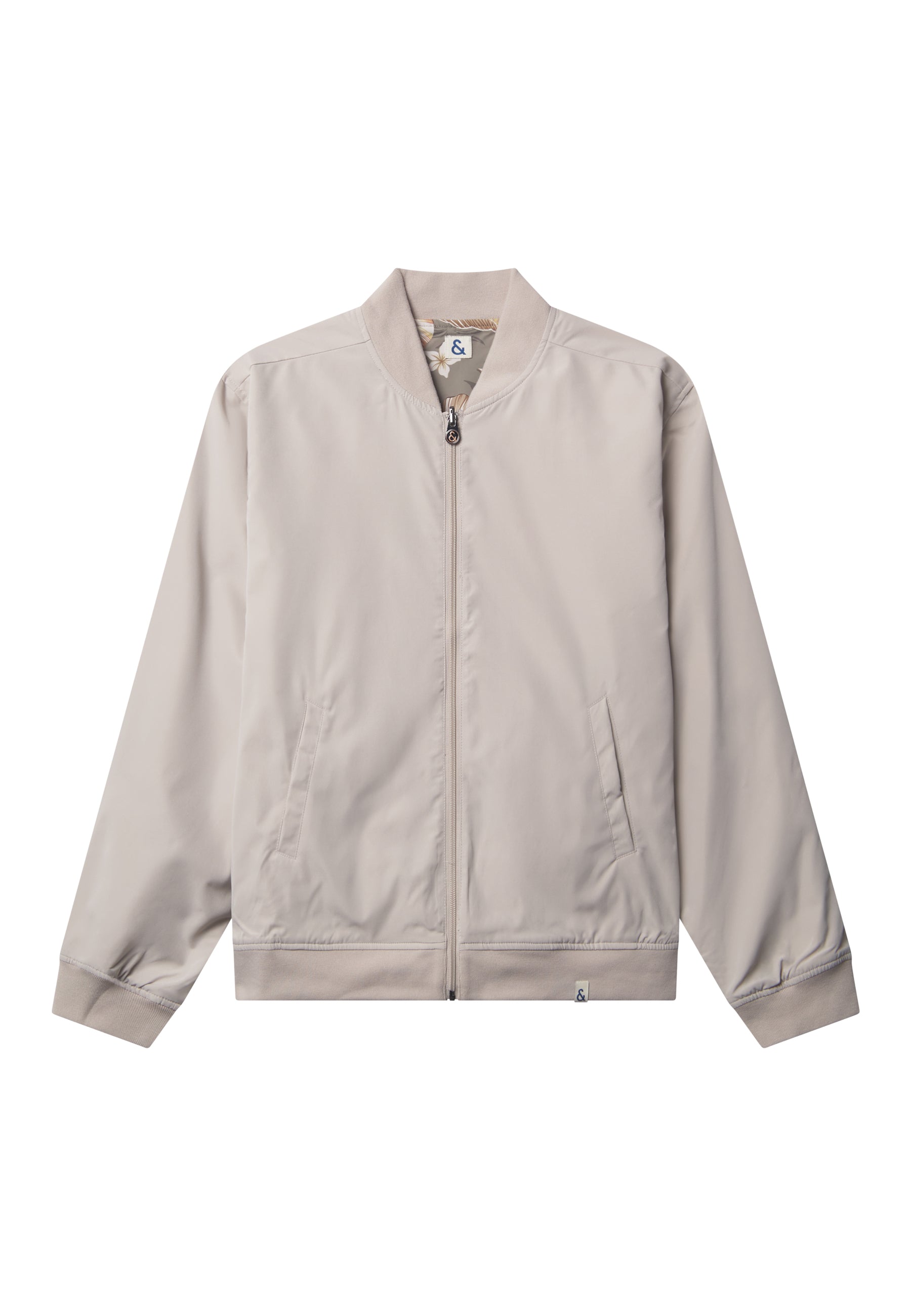 Blouson- Reversible in Offwhite-Flowers Jacken Colours and Sons   