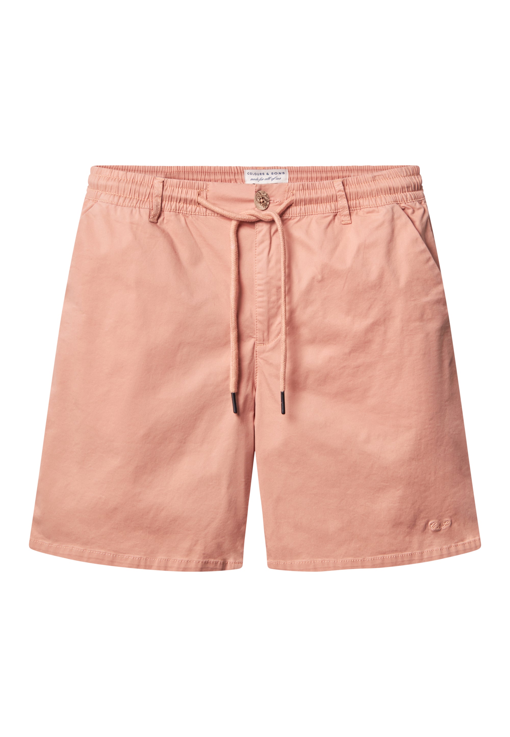 Shorts-Twill in Peach Shorts Colours and Sons   