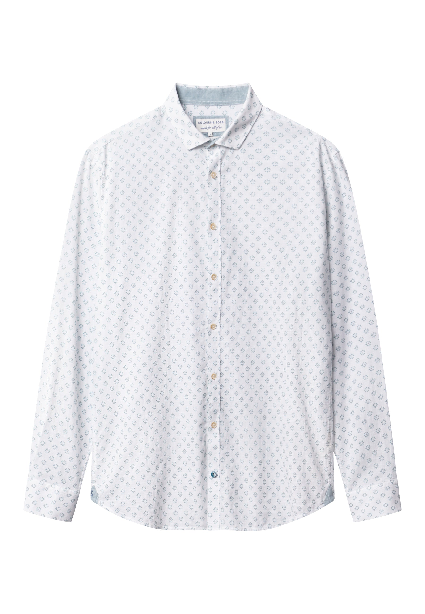 Shirt-Printed in Kimono Daisy Hemden Colours and Sons