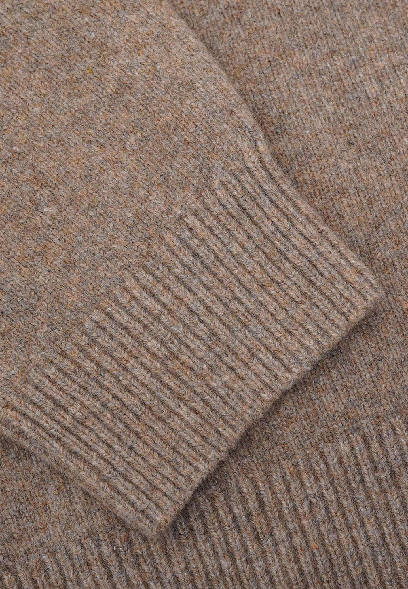Roundneck-Woolen Touch in Wood Pullover Colours and Sons   