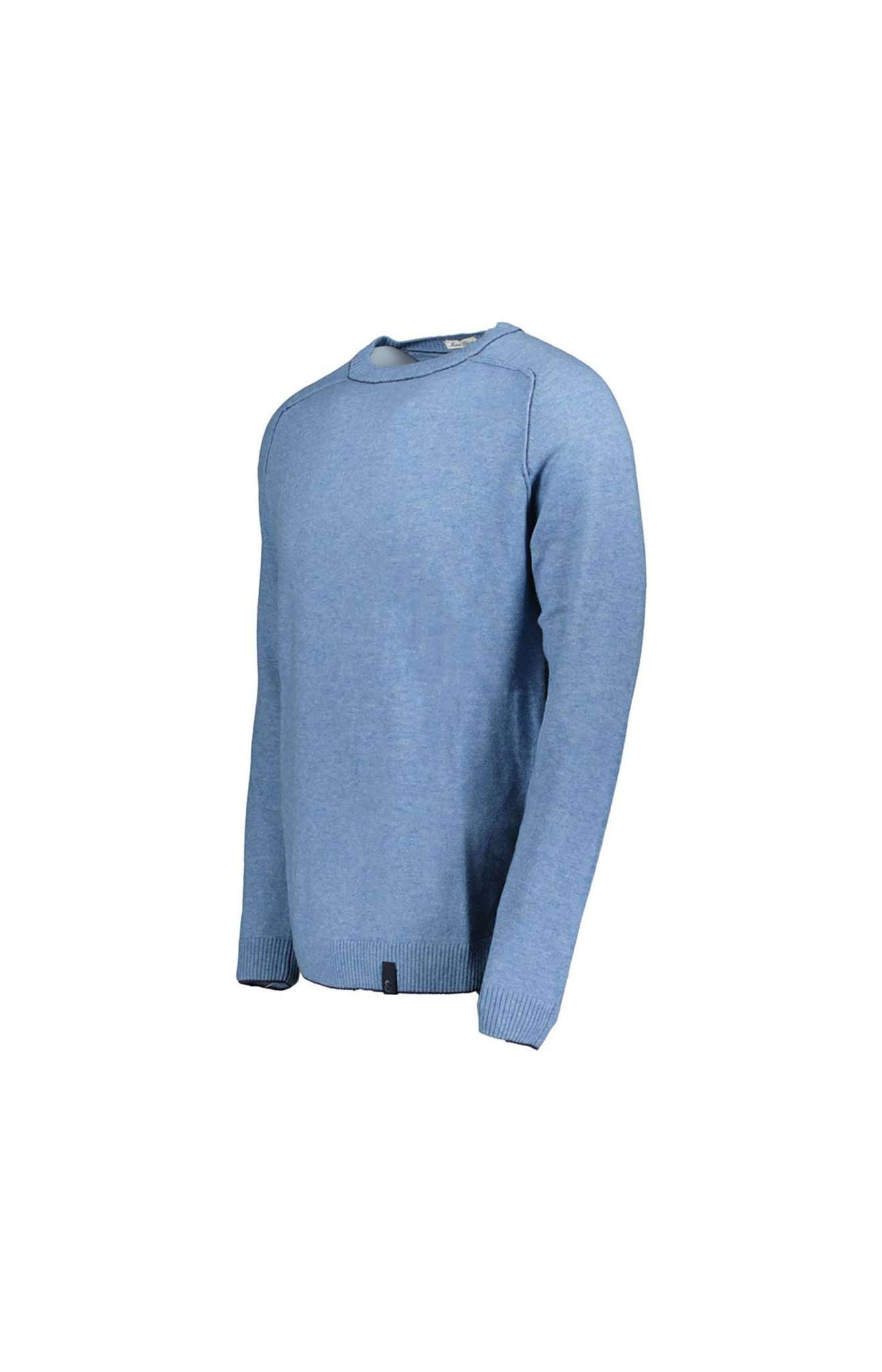 Roundneck-Merino Blend in Denim Pullover Colours and Sons   