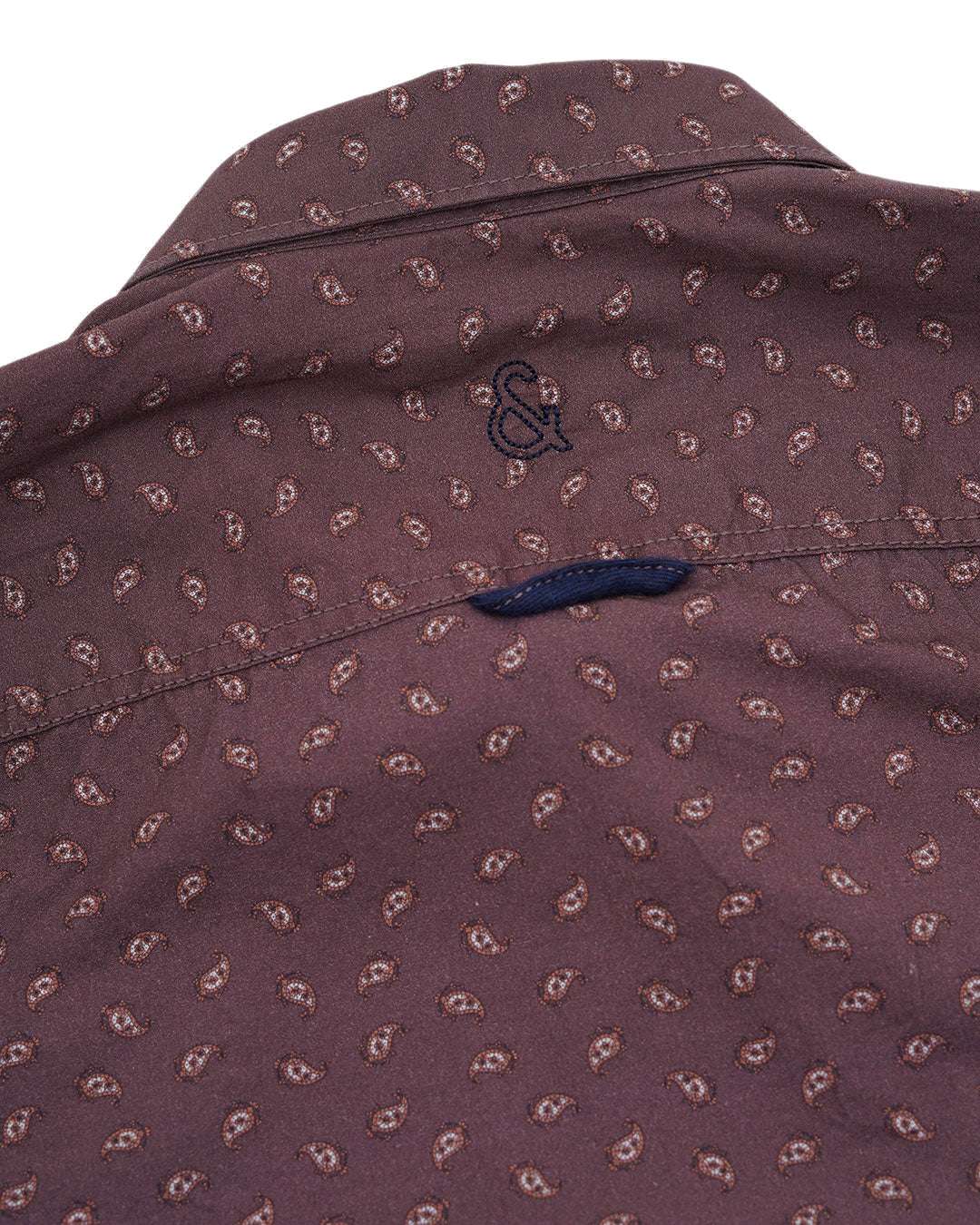 Shirt-Paisley Print in Merlot Paisley Hemden Colours and Sons   