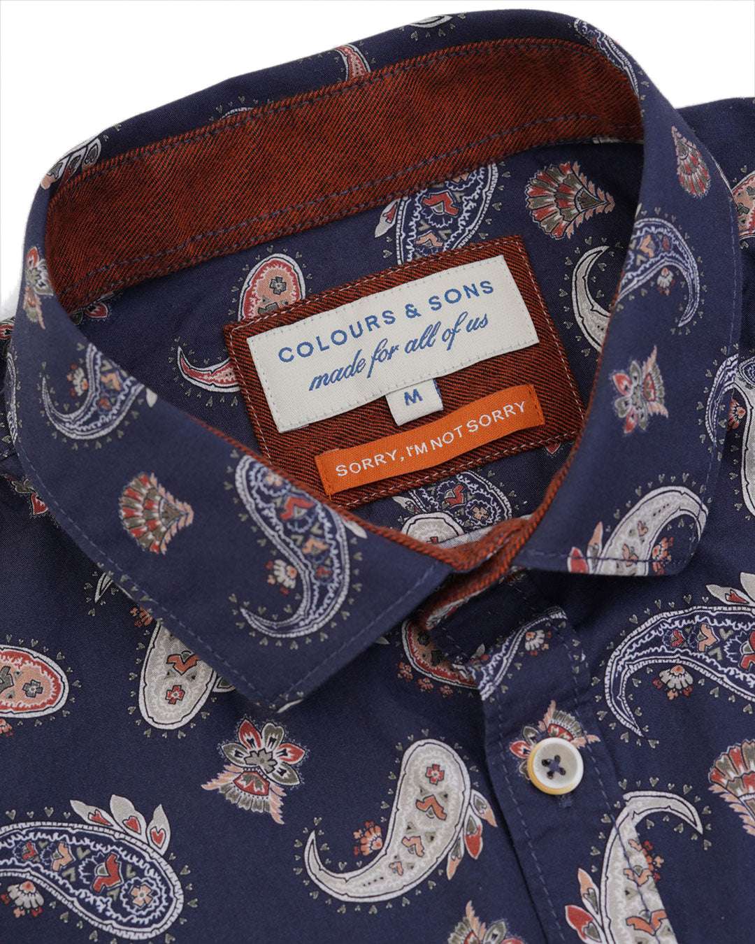 Shirt-Paisley Print in Big Paisley Hemden Colours and Sons   