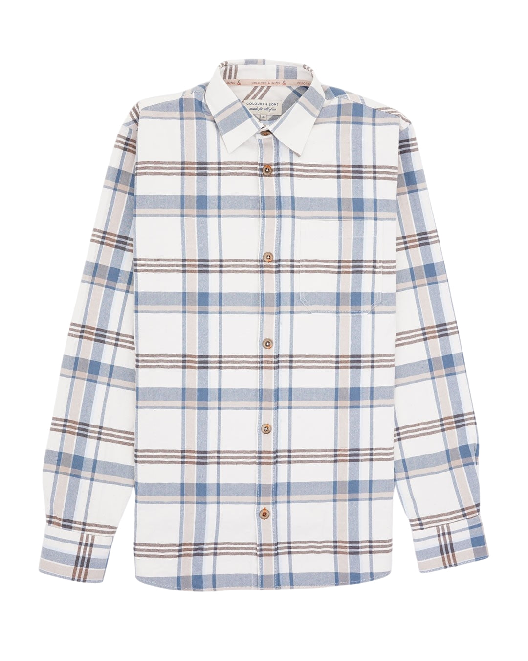 Shirt-Check in Denim Check Hemden Colours and Sons   