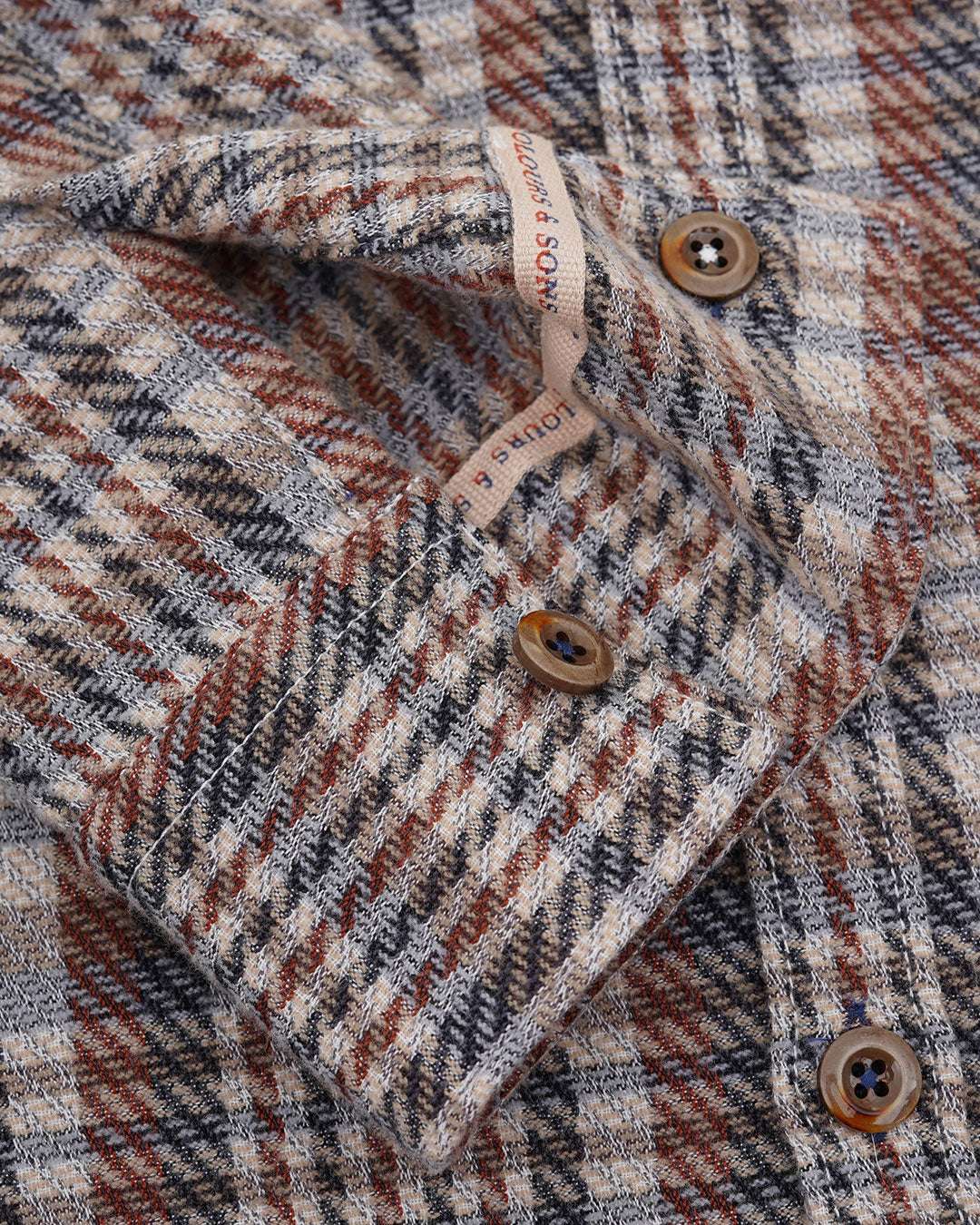 Shirt-Check in Dusty Bronce Check Hemden Colours and Sons   