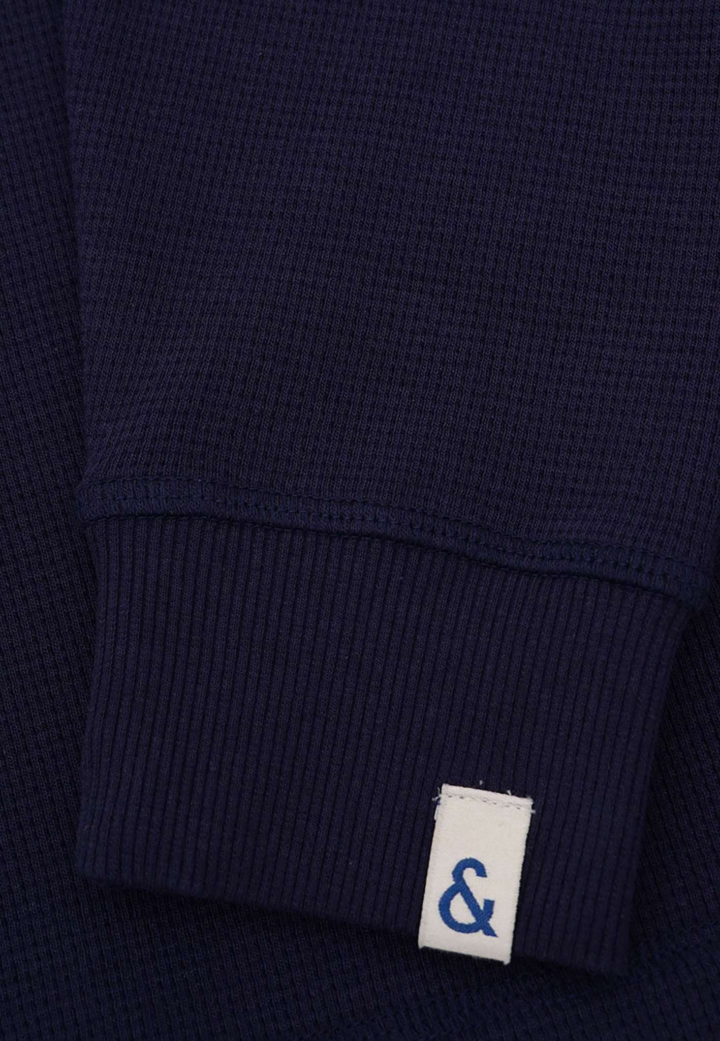 Serafino-Waffle in Navy Sweatshirts Colours and Sons   