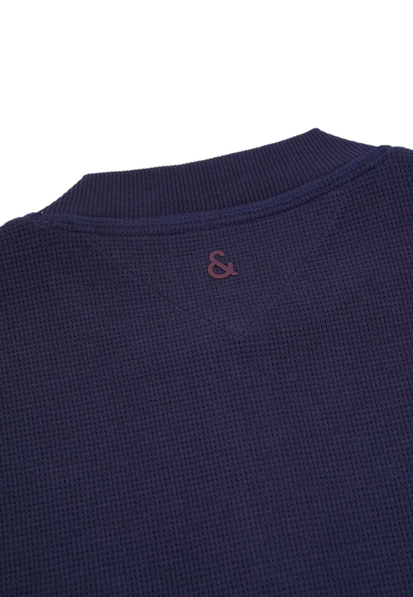 Serafino-Waffle in Navy Sweatshirts Colours and Sons   