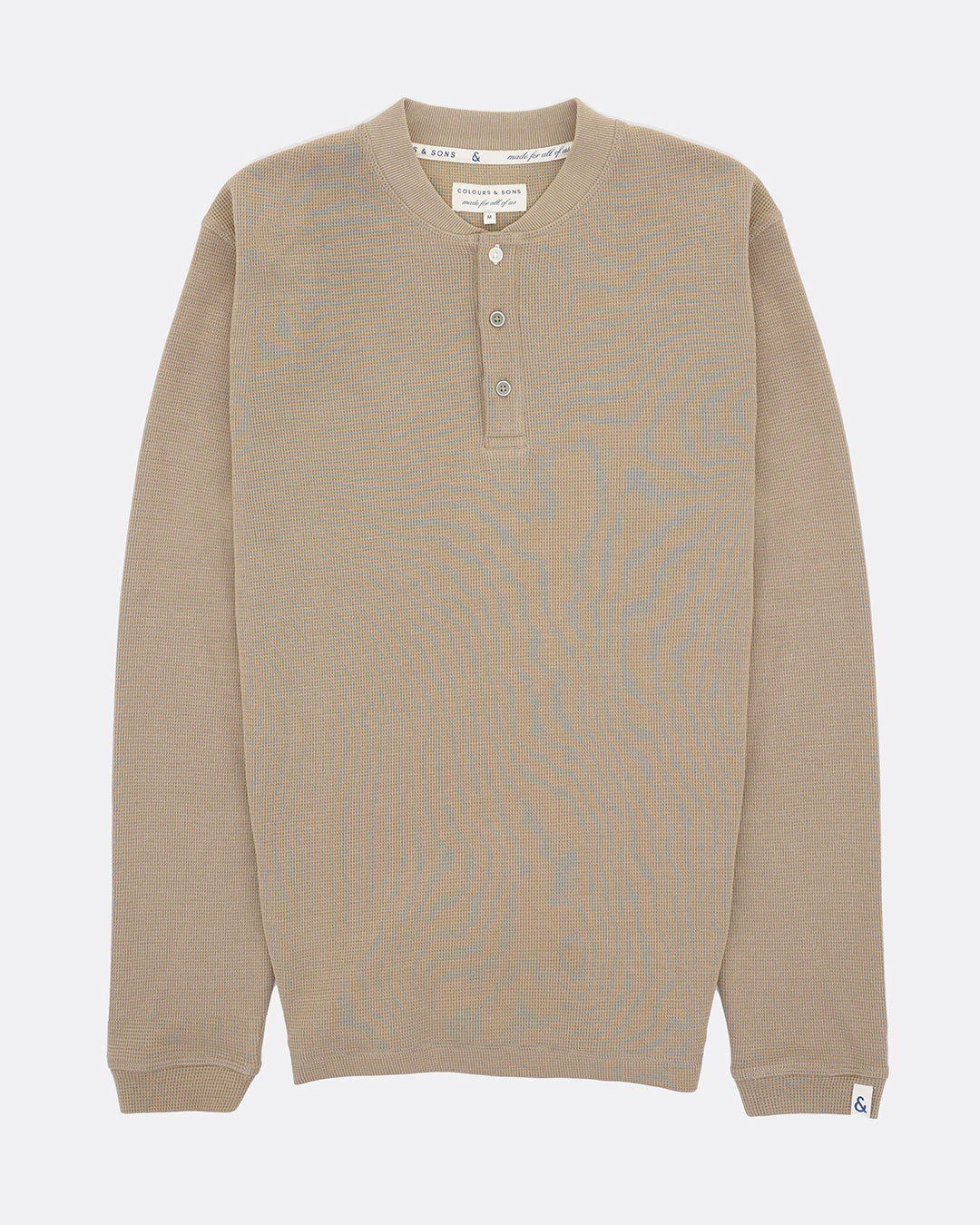 Serafino-Waffle in Light Olive Sweatshirts Colours and Sons   