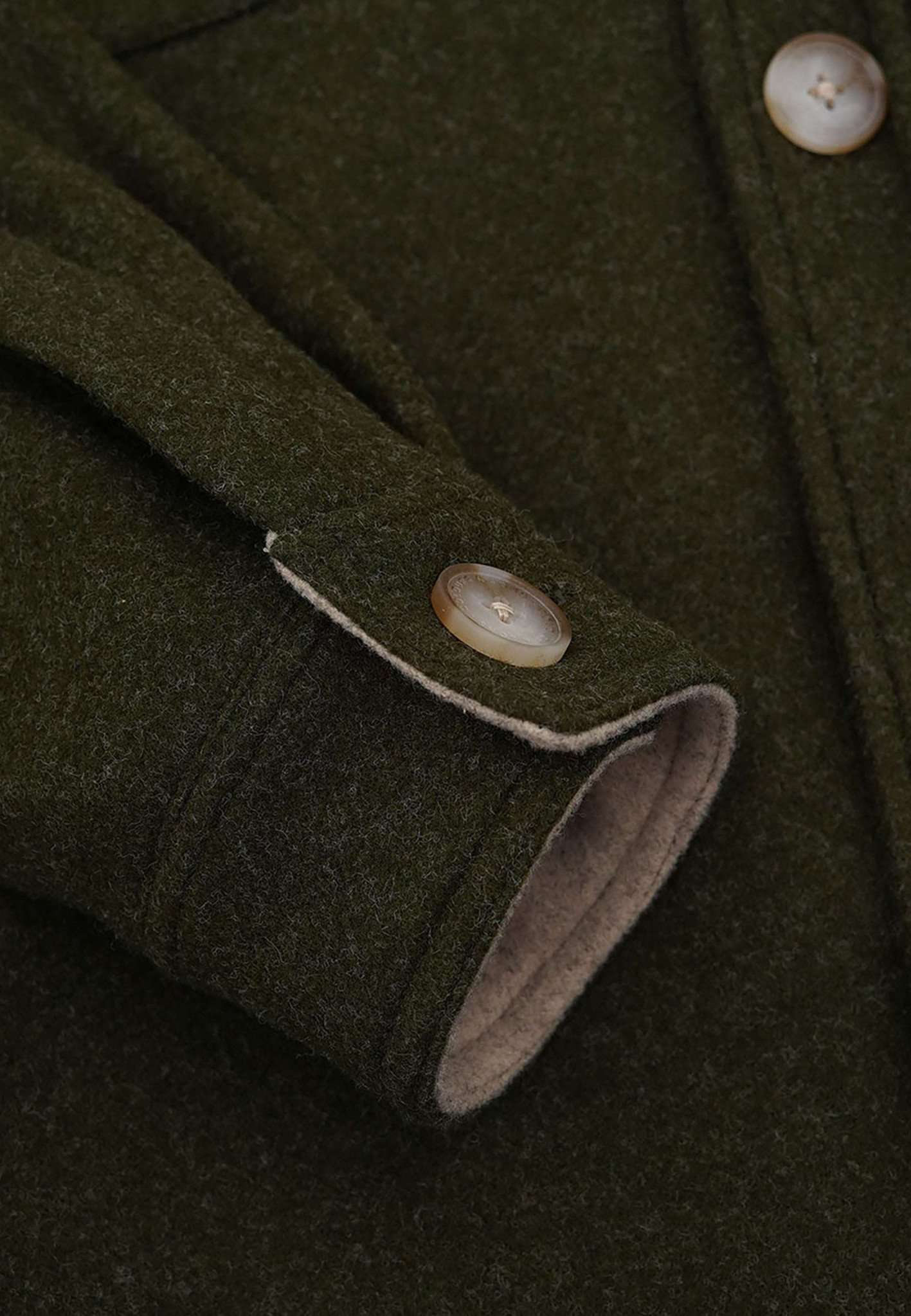 Worker Jacket-Soft Touch in Olive Jacken Colours and Sons   