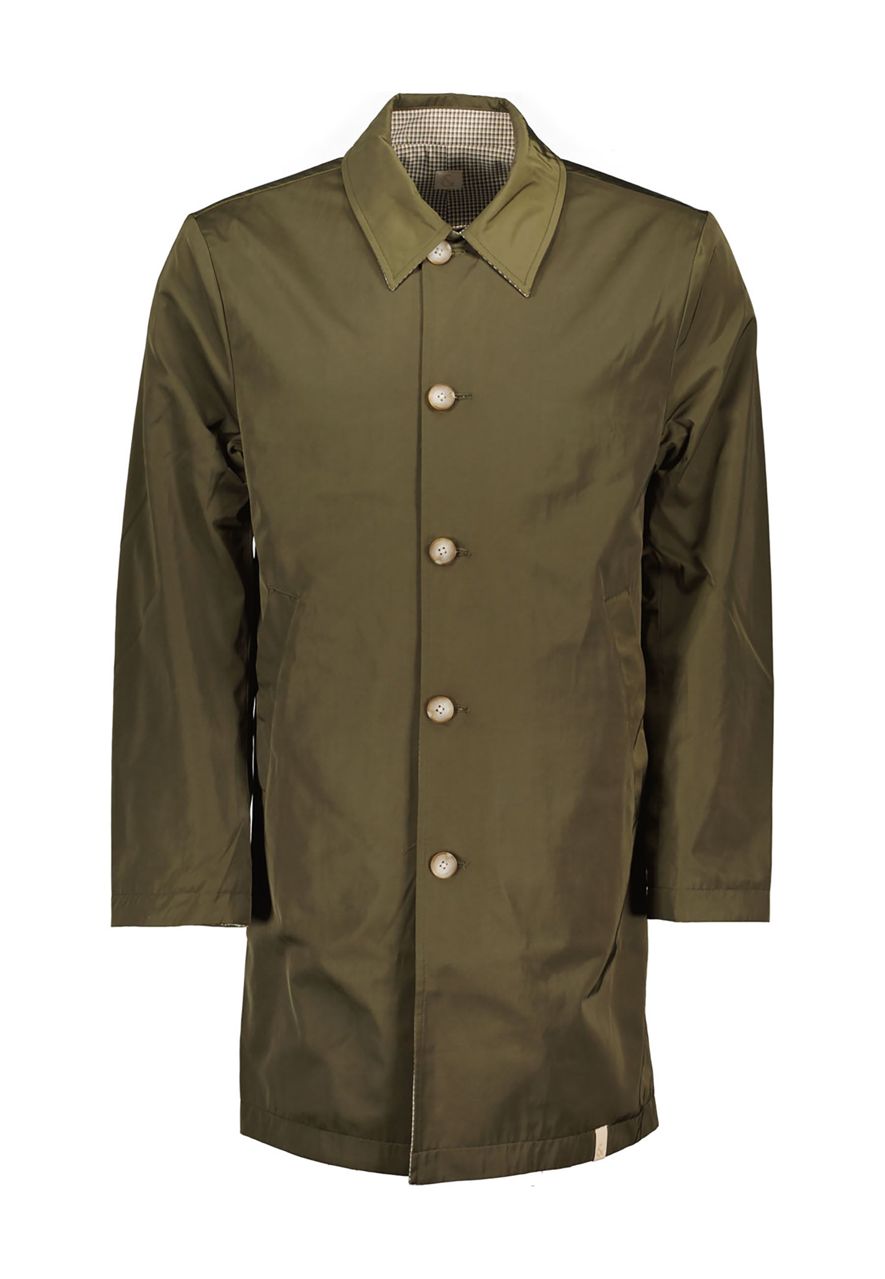 Coat-Reversible in Olive Jacken Colours and Sons   